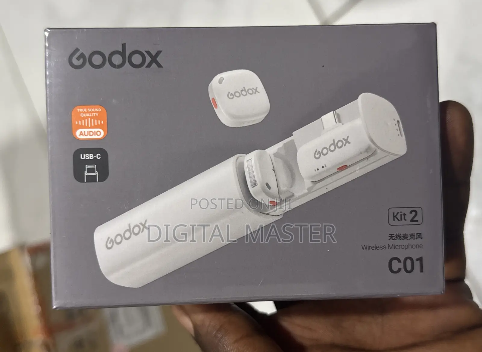 Godox C01 Wireless Microphone (Usb-c) - White