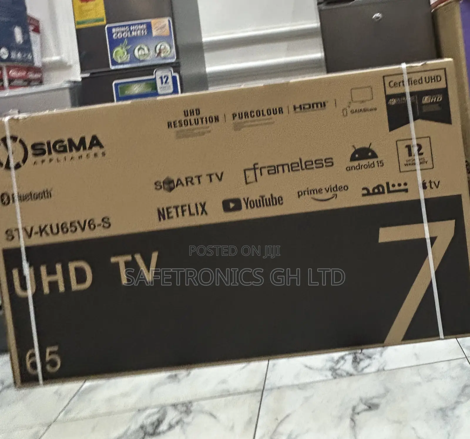 Original Smart Sigma Uhd Led Sig-Ku65v6-S Best Tv