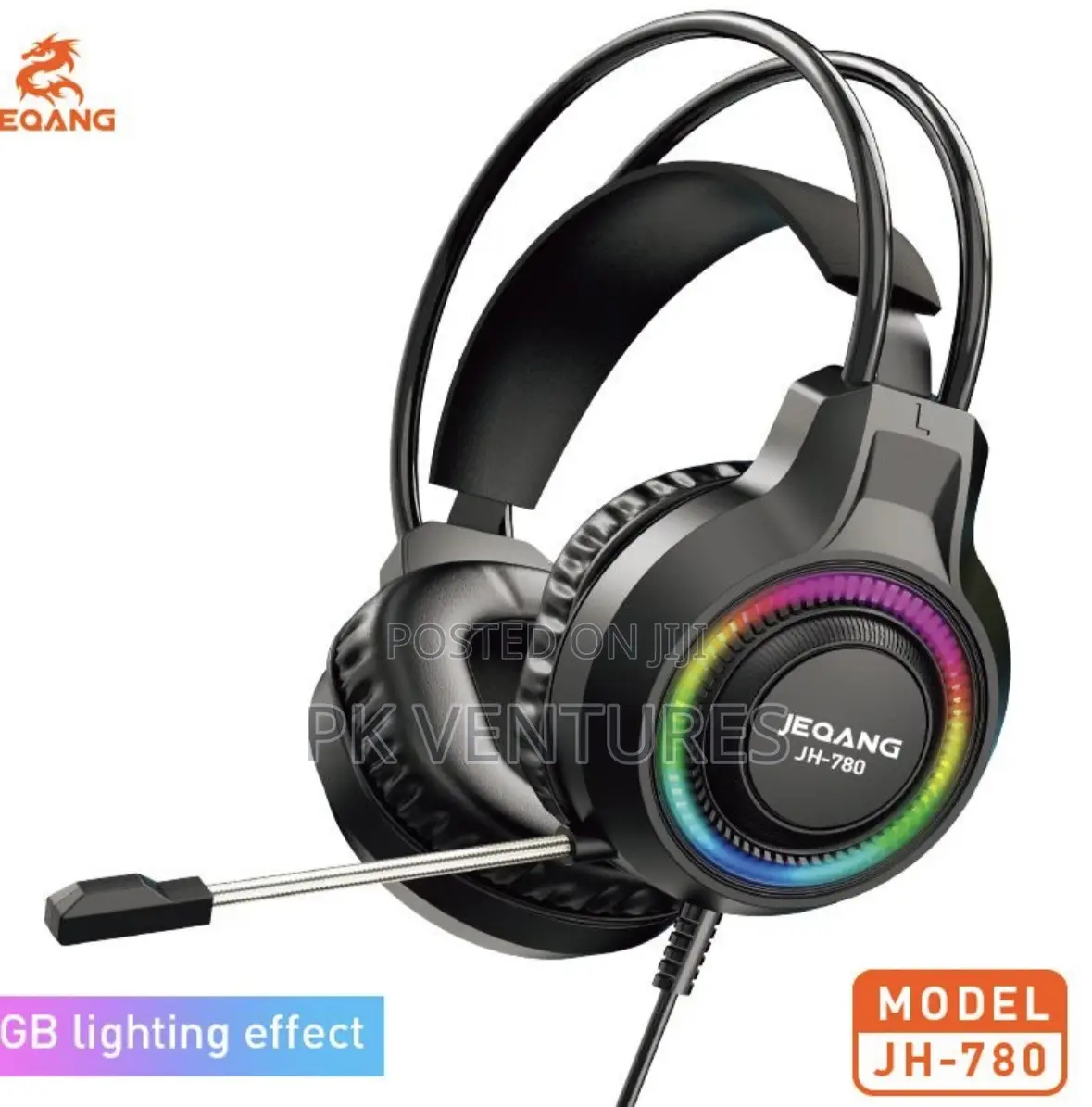 RGB Gaming Headphones With Usb and 3.5port