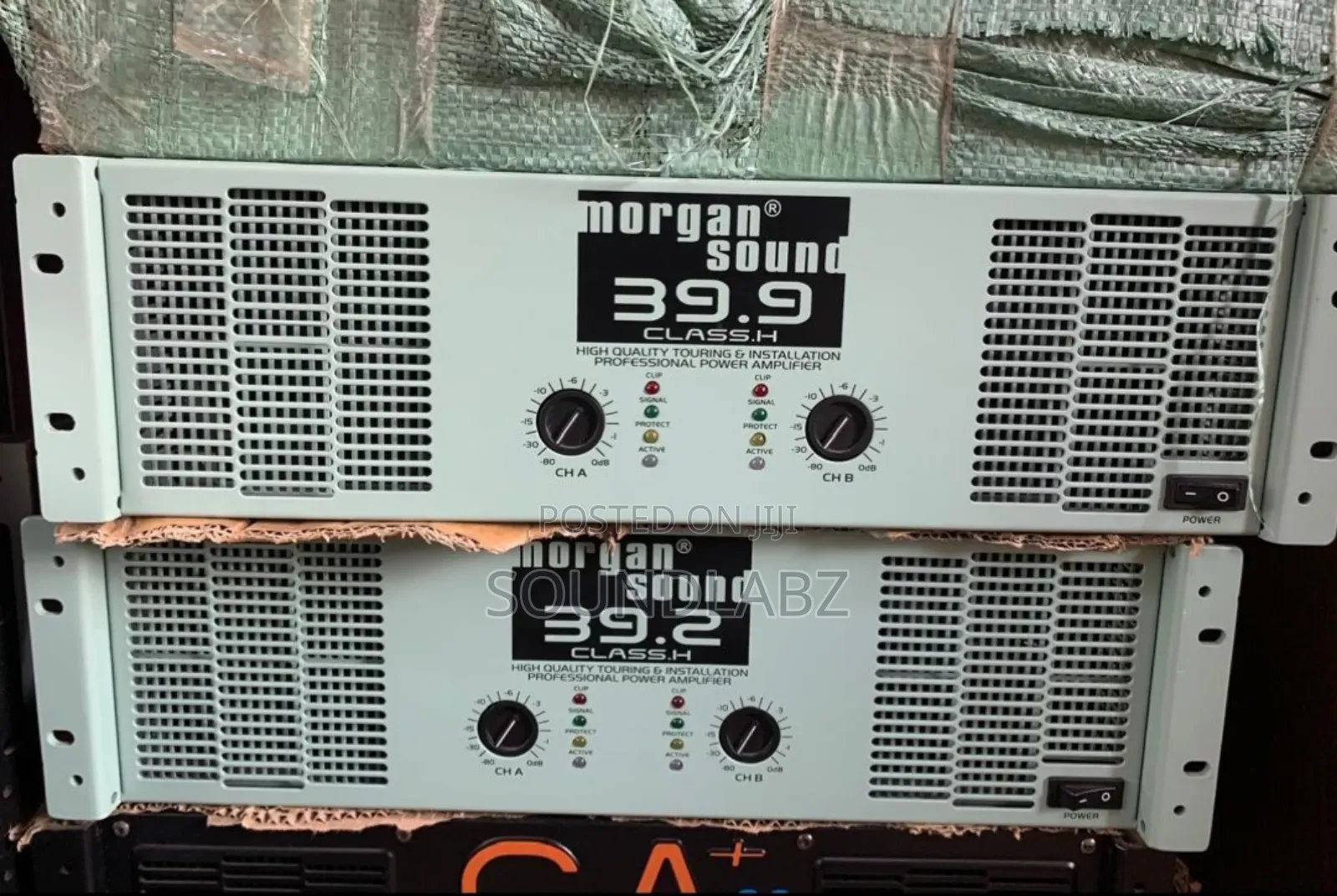 Morgan Sound 39.9 Class H Professional Power Amplifier.