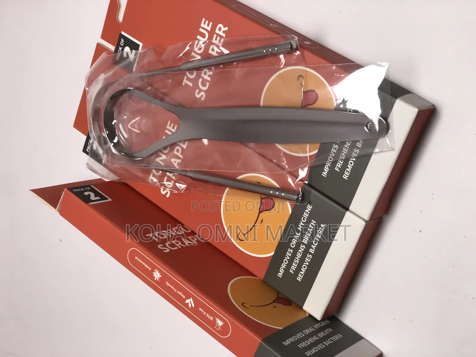 2-in-1 Tongue Scrapper Set