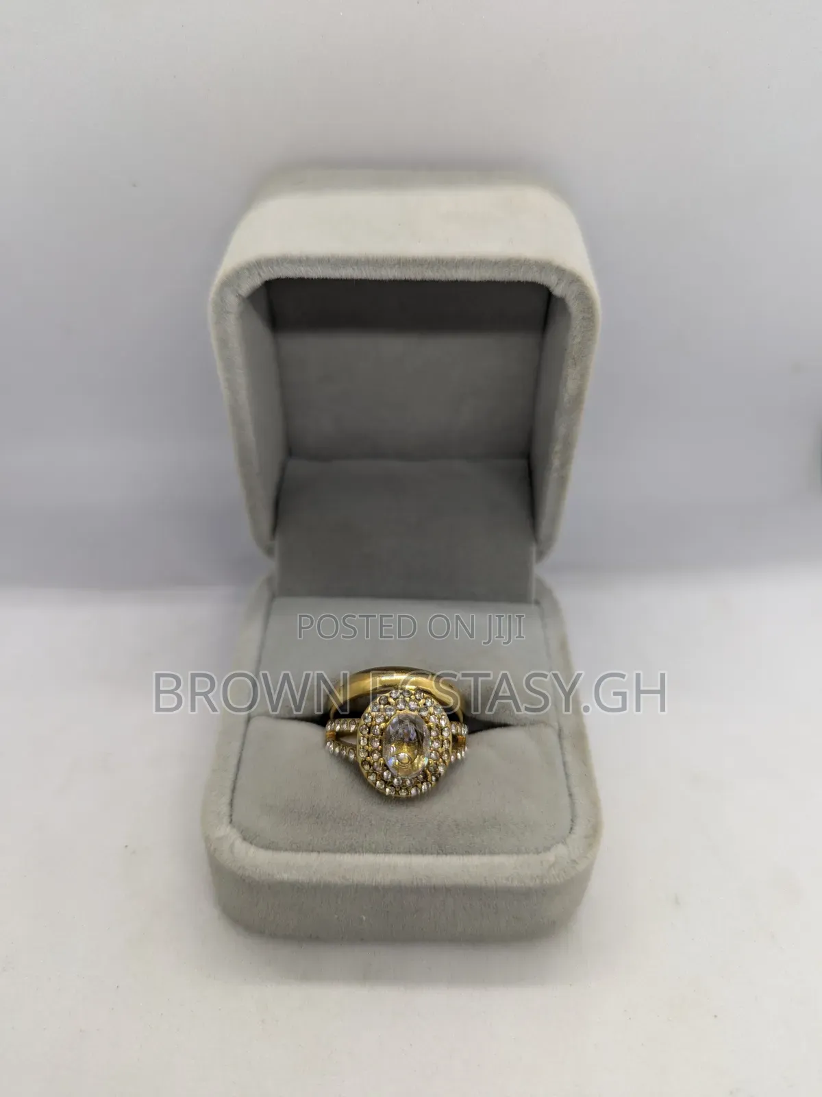 Big Stone 2 Piece Wedding Rings (Swipe for More)