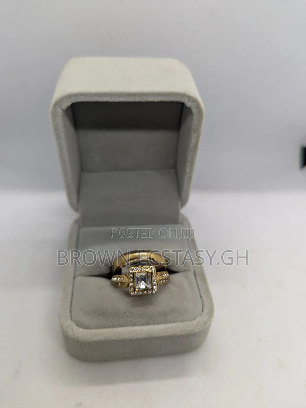 Square Diamond Cut 2 Piece Wedding Rings