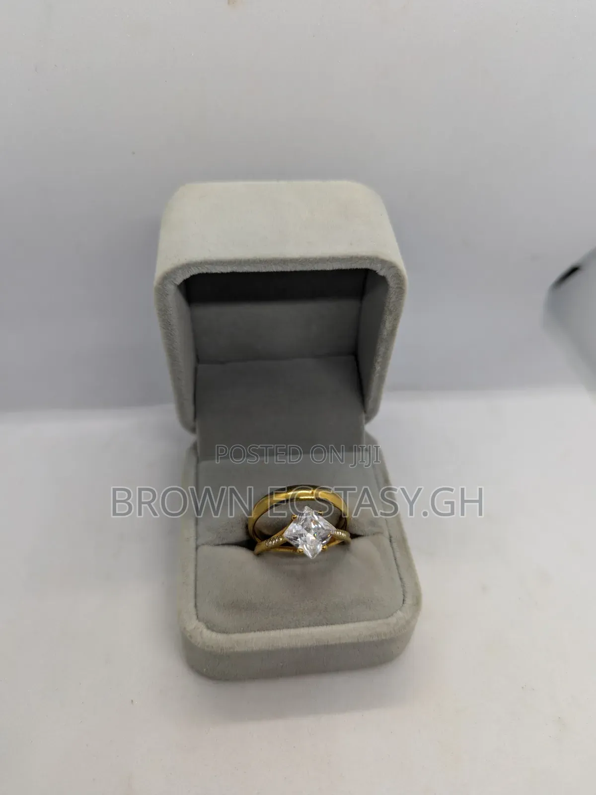 Geometric 2 Piece Wedding Rings (Swipe for More)