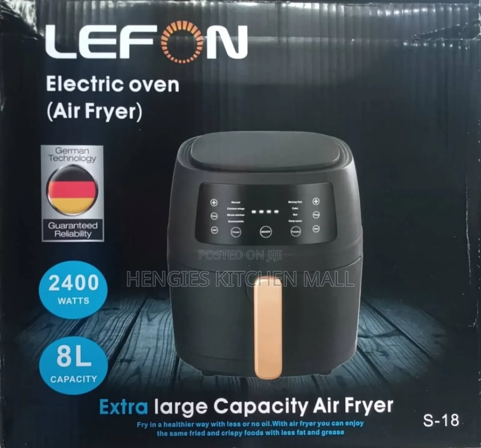 Lefon Air Fryer 8l Capacity