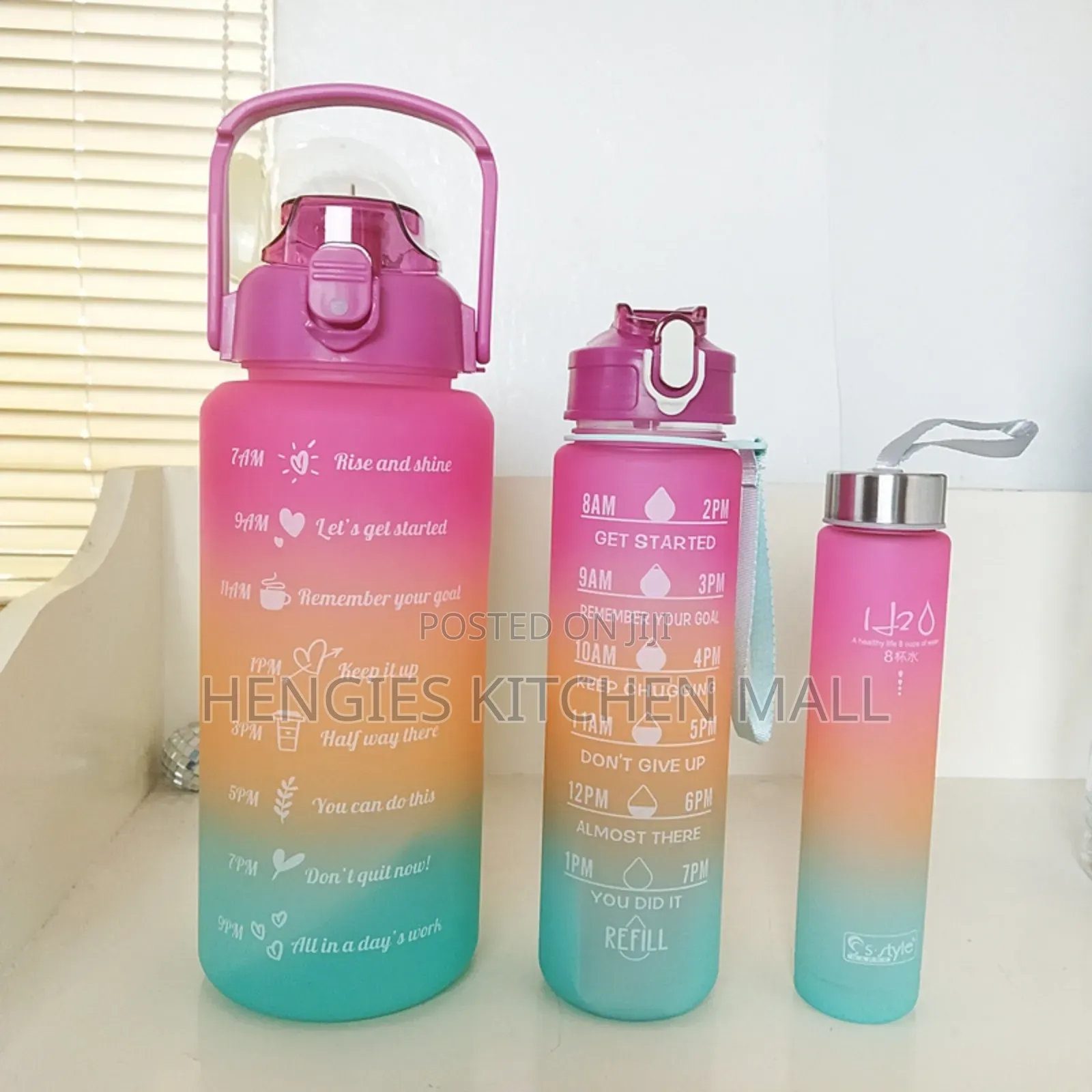 3-in-1 Water Bottle (300ml - 2000ml)