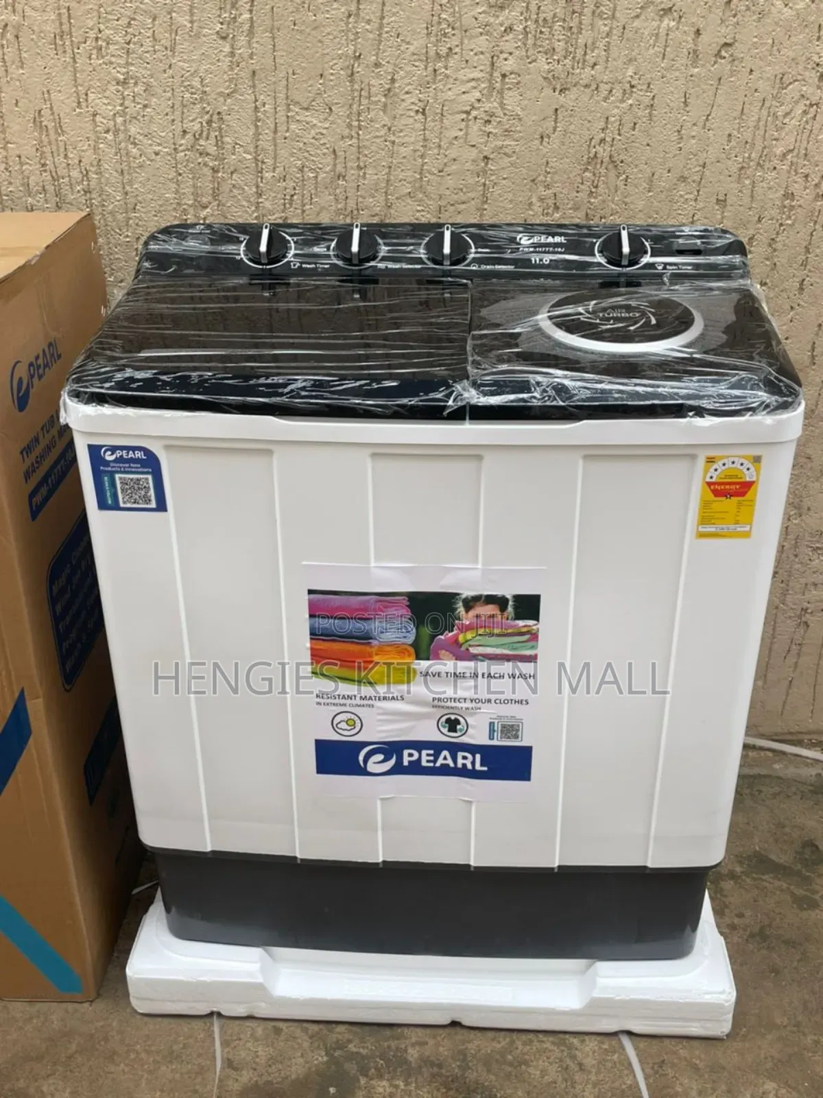 Pearl 10kg Twin-Tub Washing Machine