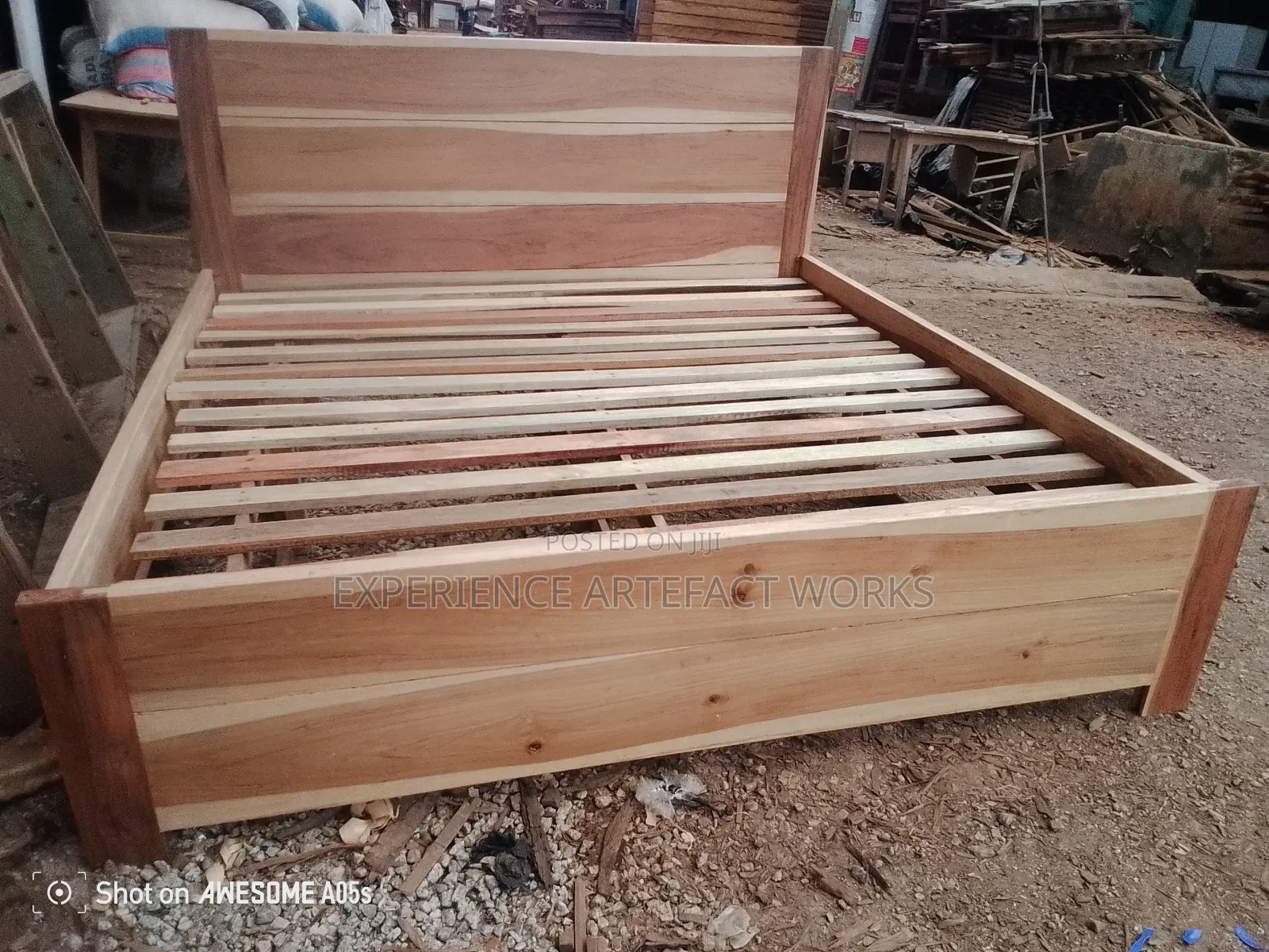 Queen Size Wooden Bed