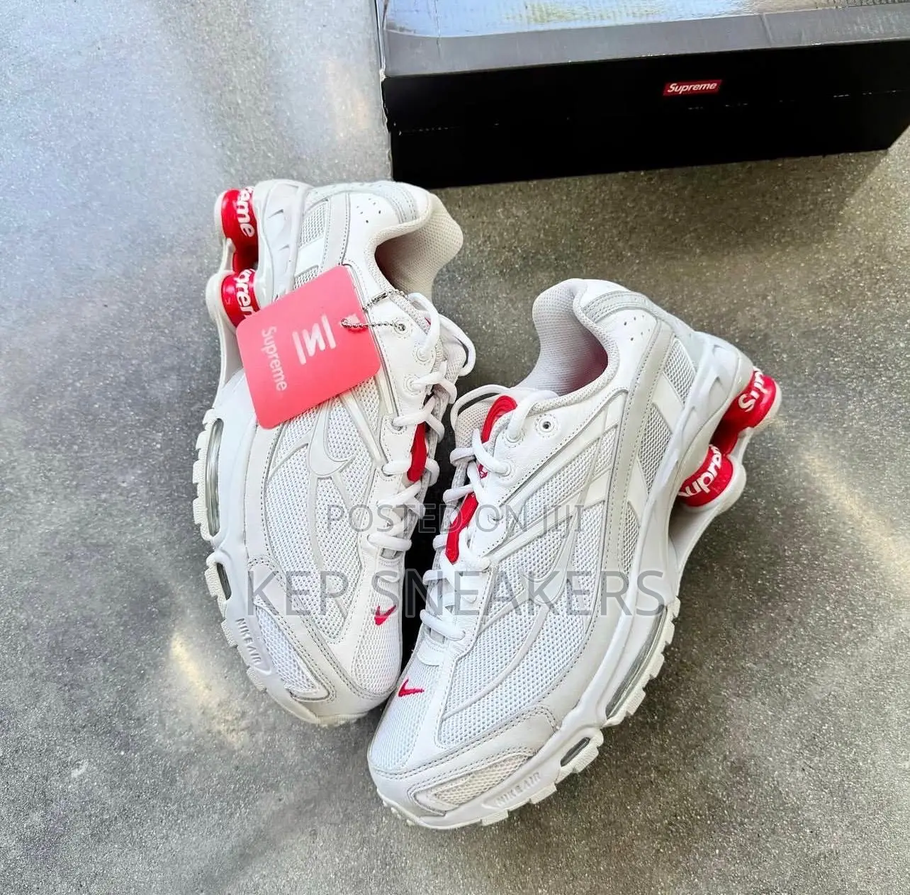Nike X Supreme Shox Ride 2 Sp "White