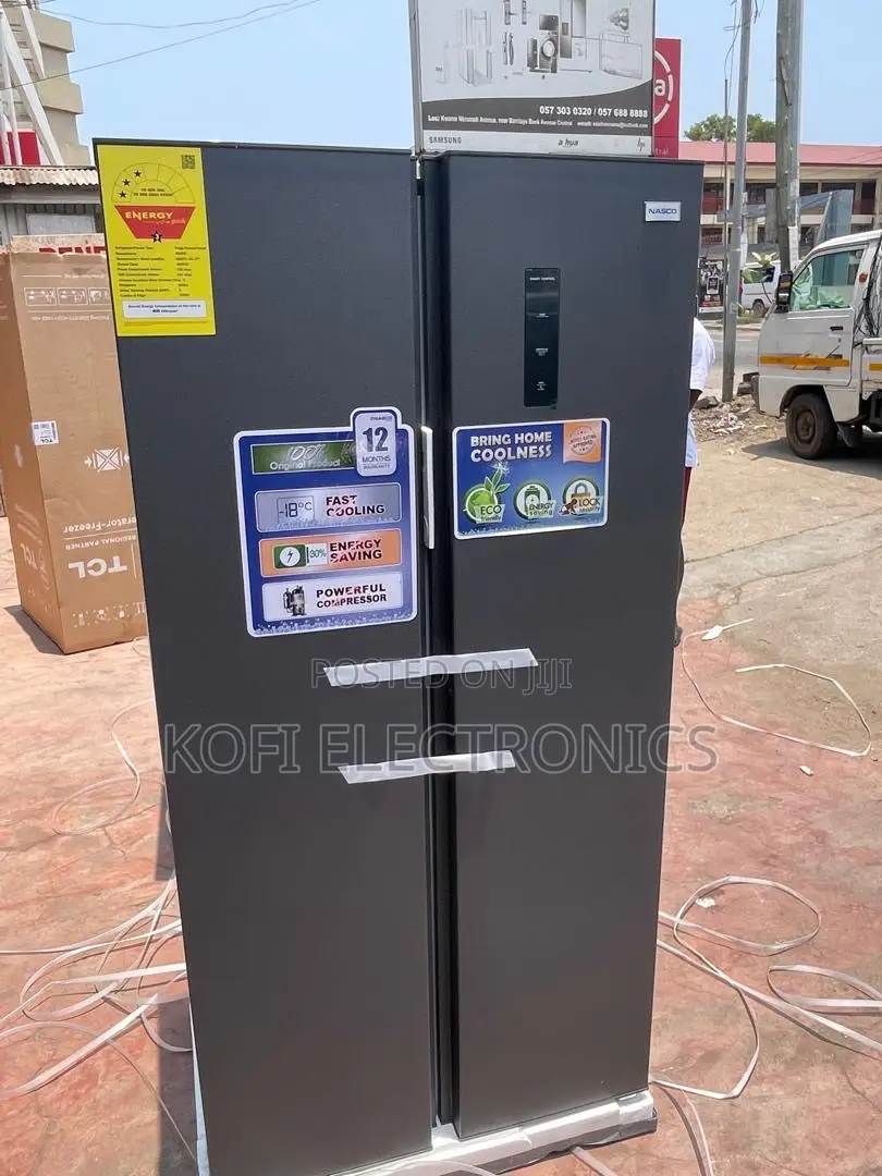 Powerful 400 LTR Nasco Side-by-Side Refrigerator