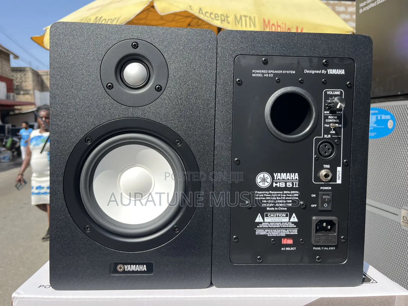 Yamaha Hs-5ii 2-Way 70w Bass Studio Monitors
