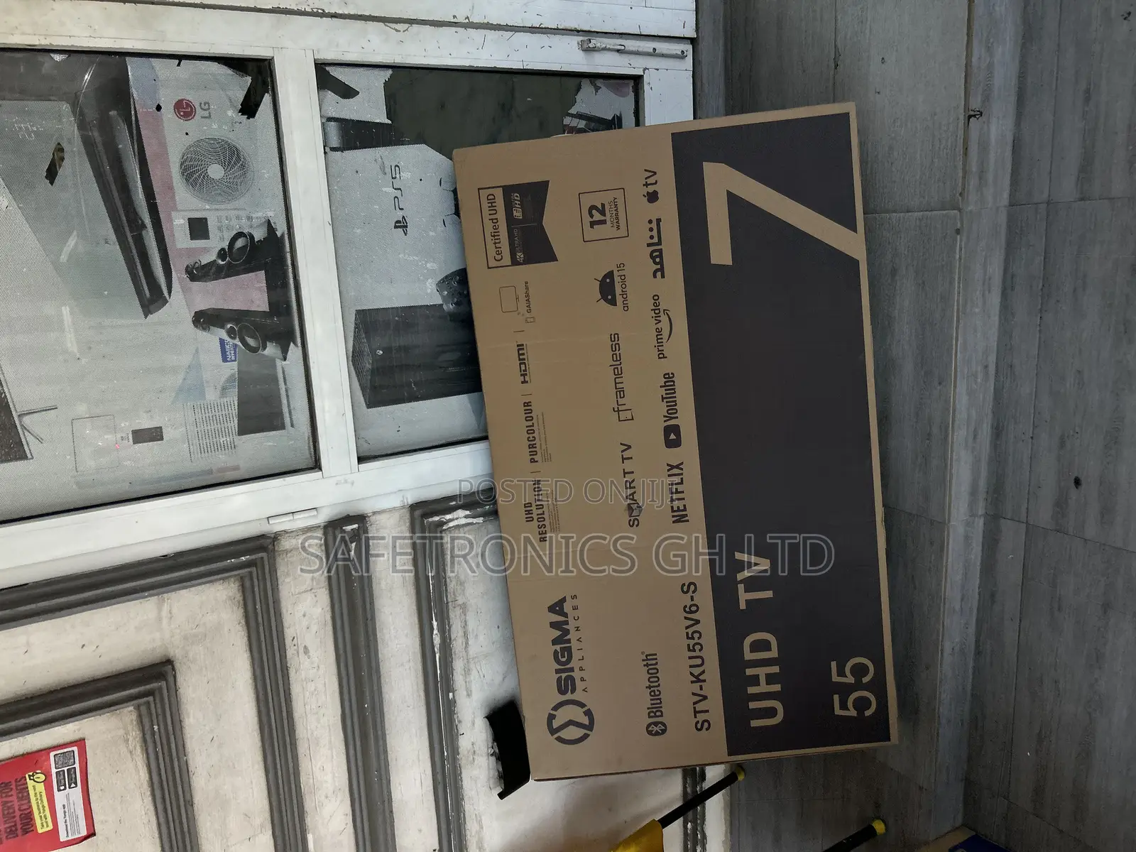 Kindly Purchase Sigma 55 Inch Uhd Led Smart Ultra Sig-Ku55v6-S Tv