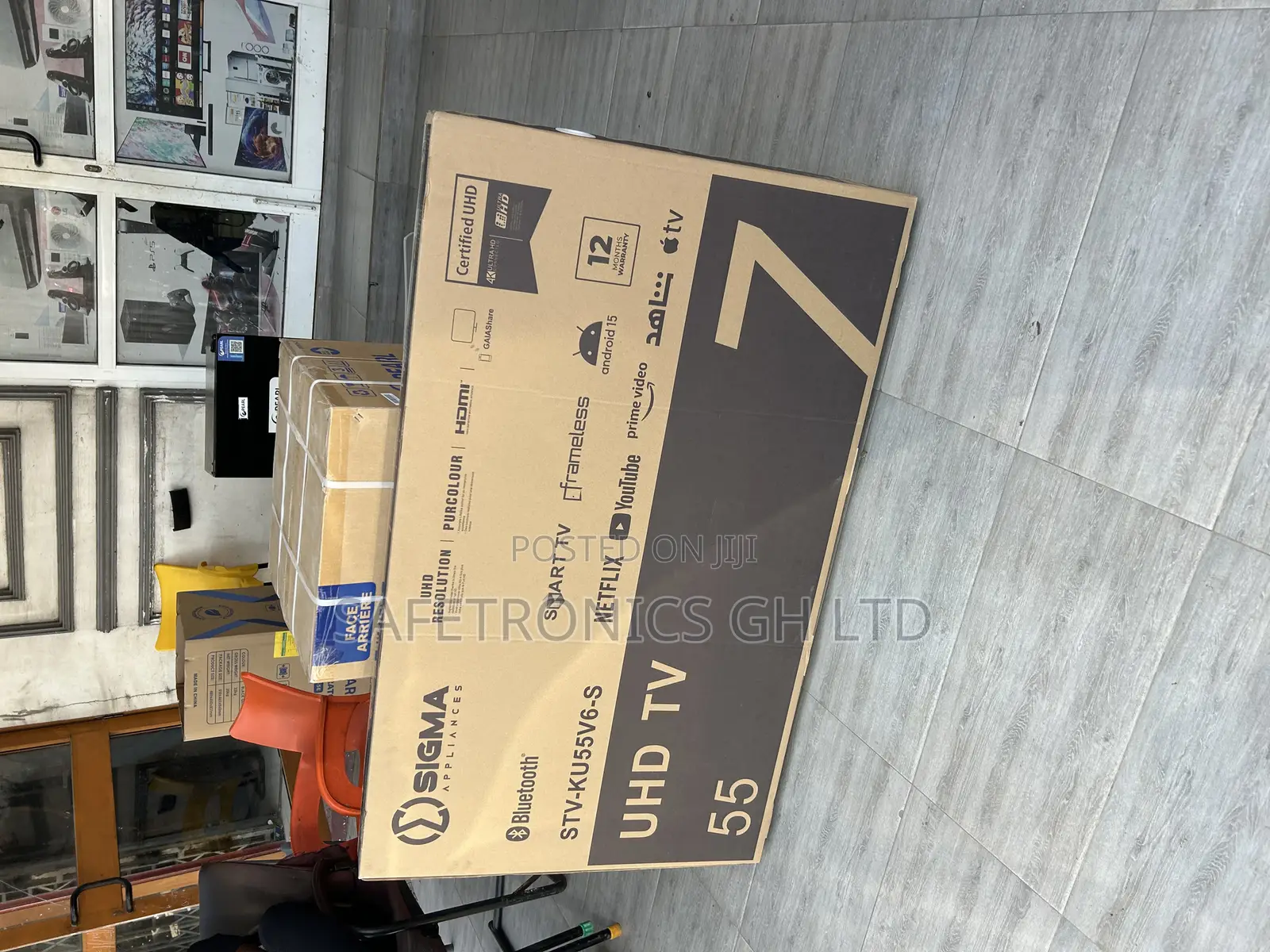 Available Sig-Ku55v6-S 55 Inch Sigma Led Uhd Smart New Tv