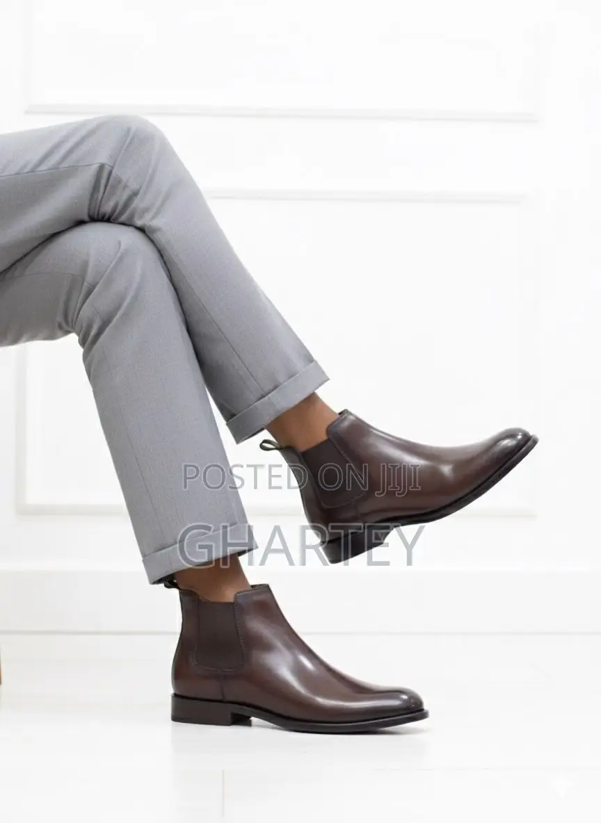 Charles Jones Premium Chelsea Boots - Brown