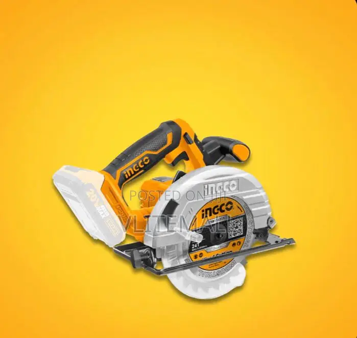Ingco 7′′ Cordless Lithium Ion Circular Saw 20v, 4600 RPM - Csli1651