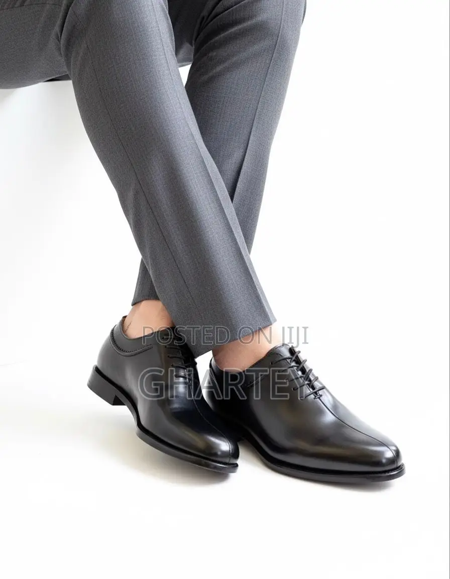 Hankin Jones Signature Wholecut Oxfords Black