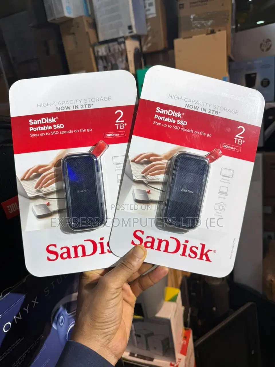 Sandisk Original 2tb Extreme Portable SSD External Drive Original