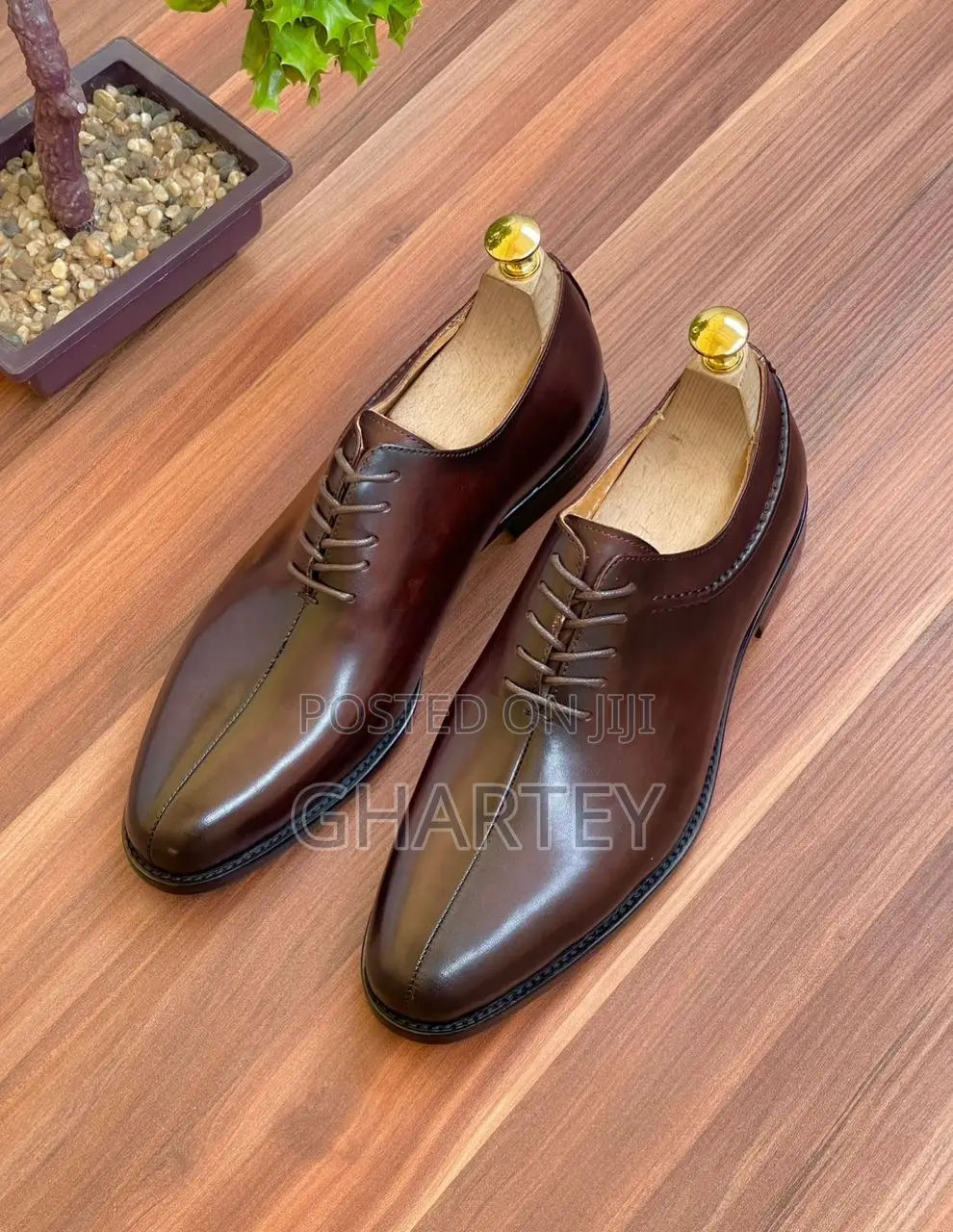 Hankin Jones Signature Wholecut Oxfords Brown