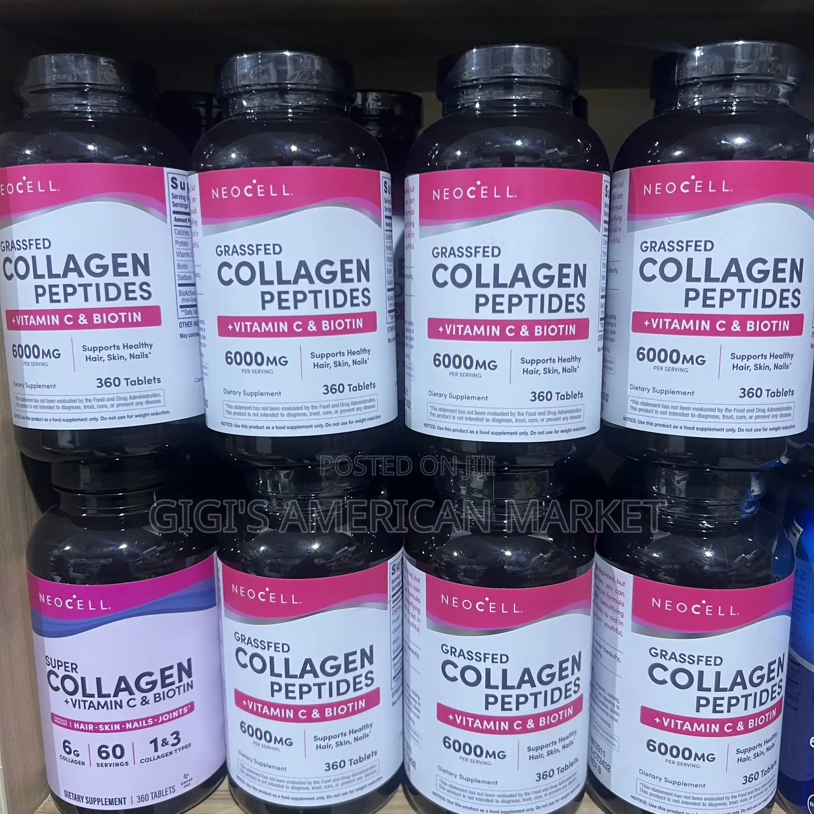Neocell Collagen Peptides 360tablets +Vitamin C Biotin