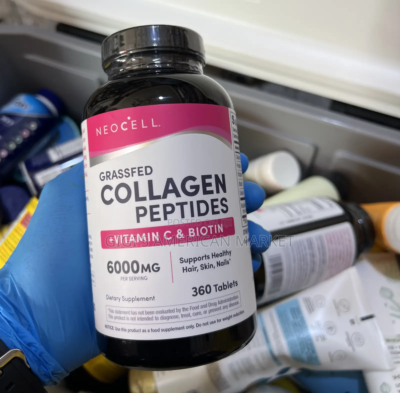 Neocell Collagen Peptides 360tablets +Vitamin C Biotin