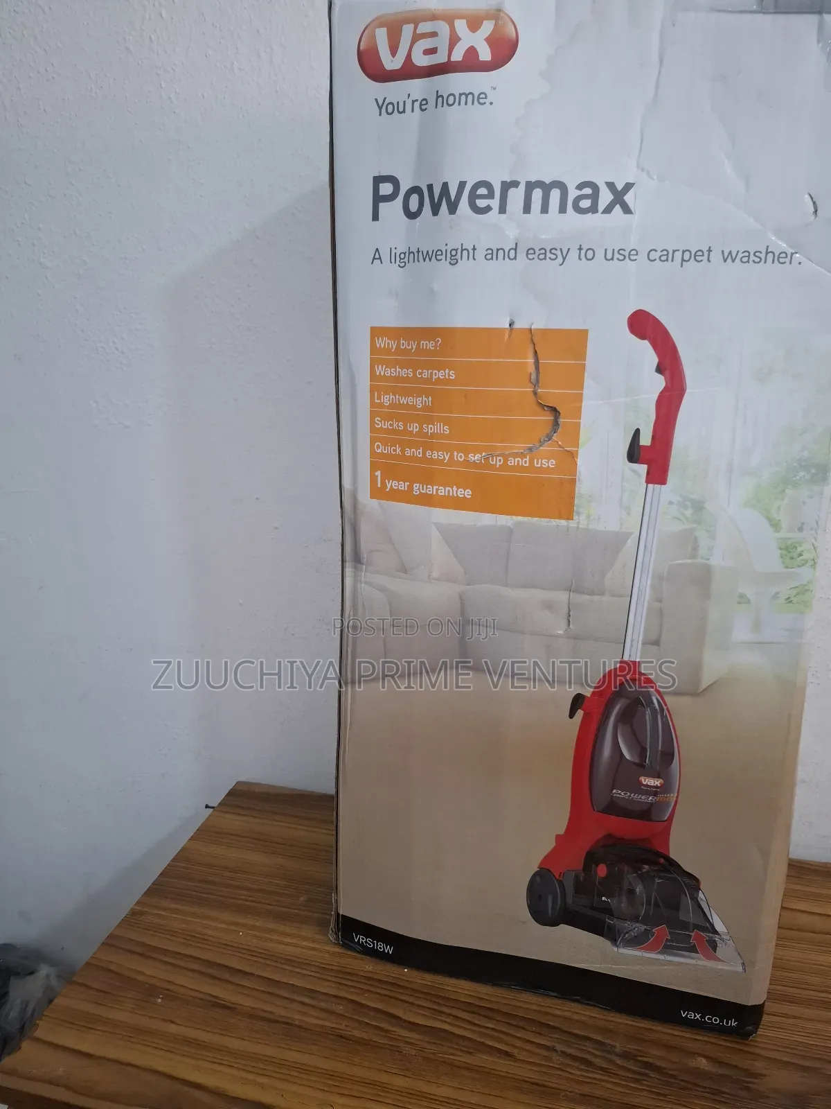 Vax Powermax Carpet Washer From Germany