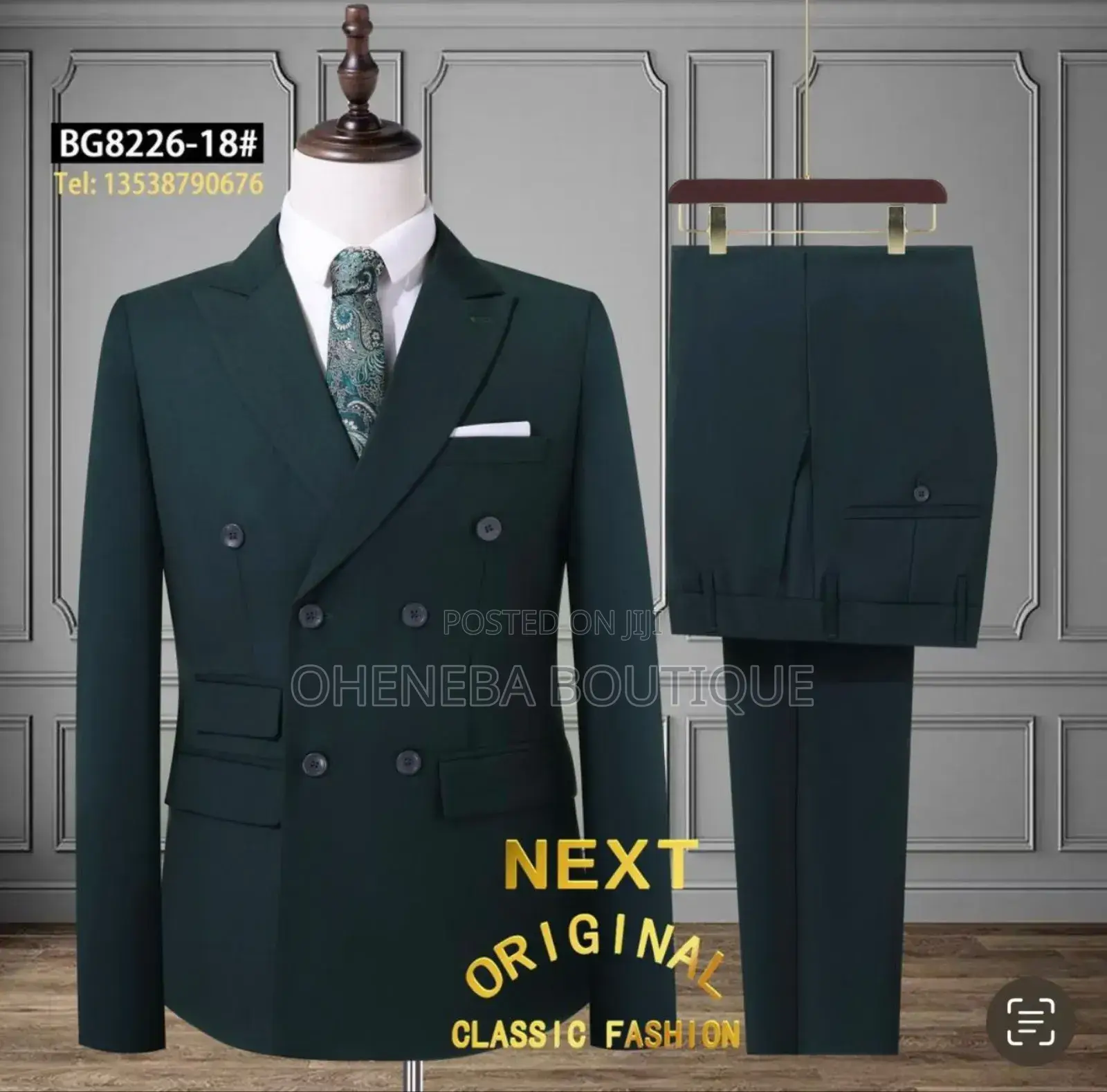 Original Next Double Breasted Suit
