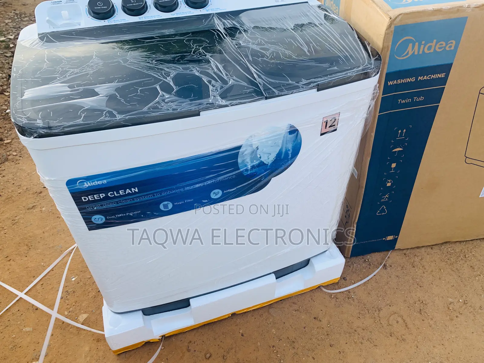 Soft Care Midea Semi Automatic 12kg Washing Machine