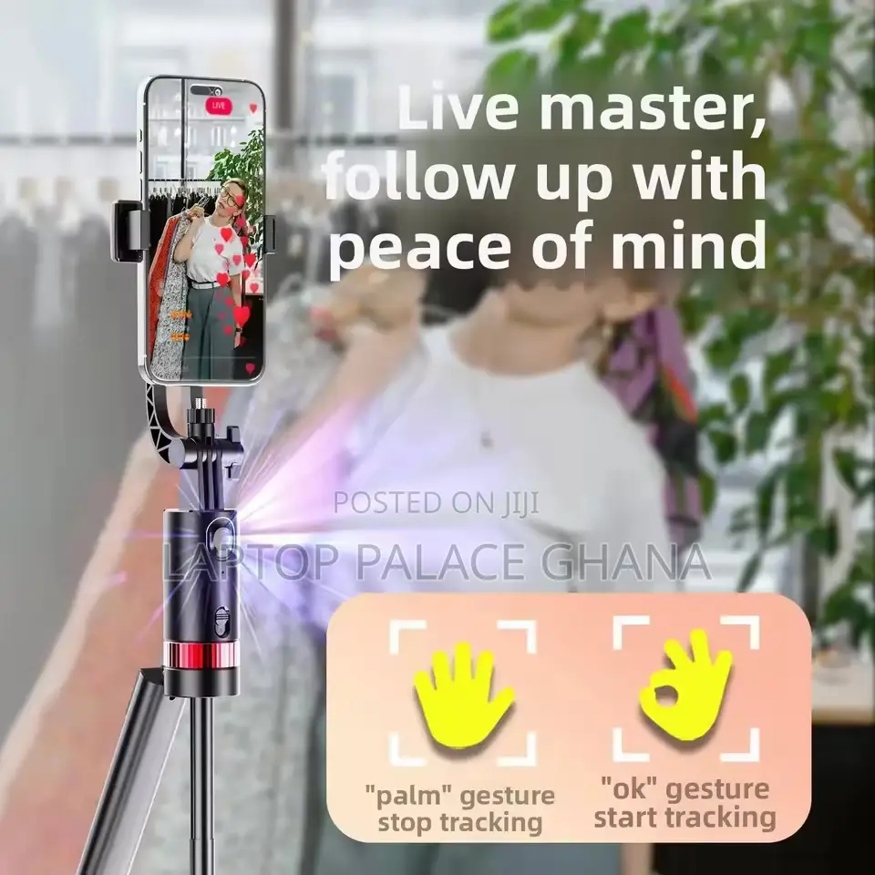 Liscn Jh18 Auto Face Tracking Tripod 360 Ai Smart Selfie Stick