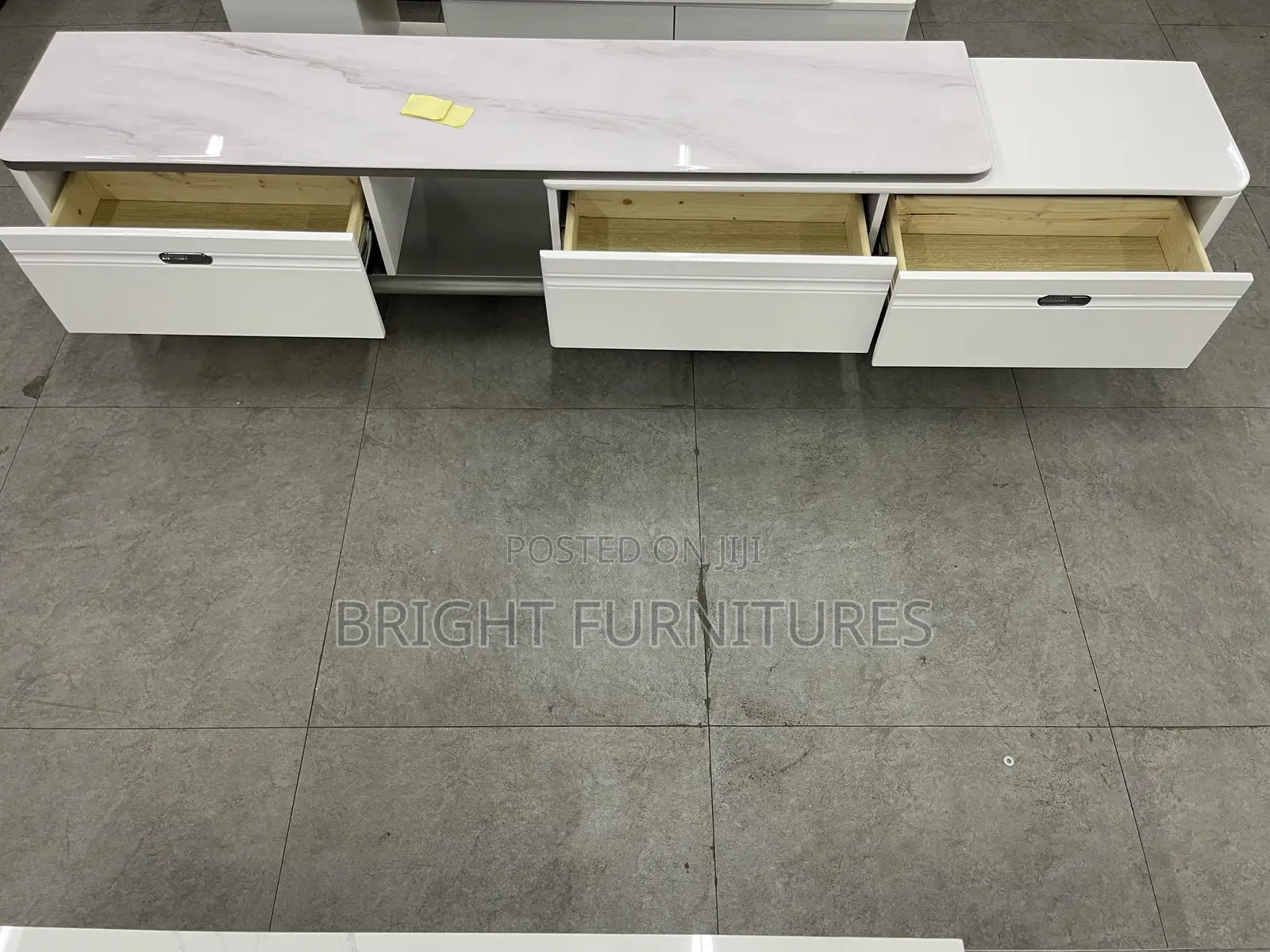 Adjustable Wooden Tv Stand With Drawers