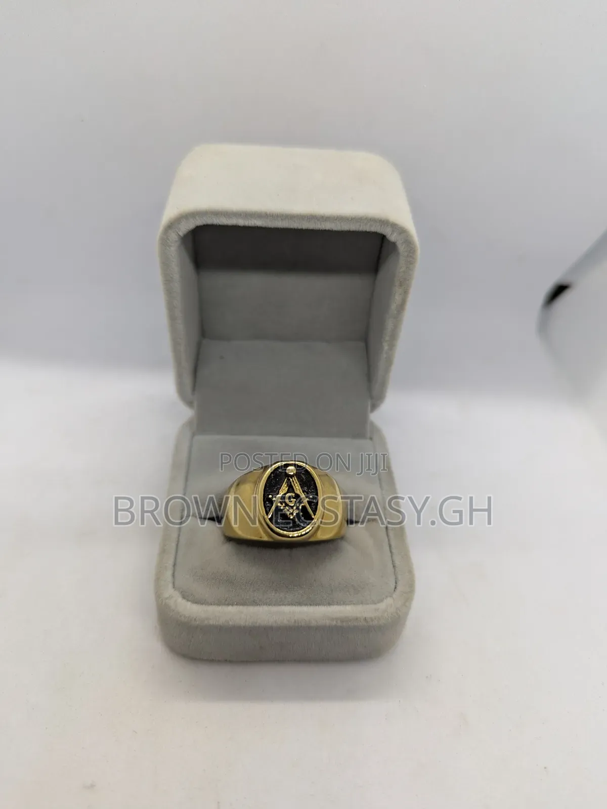 Two Tone Masonic Ring