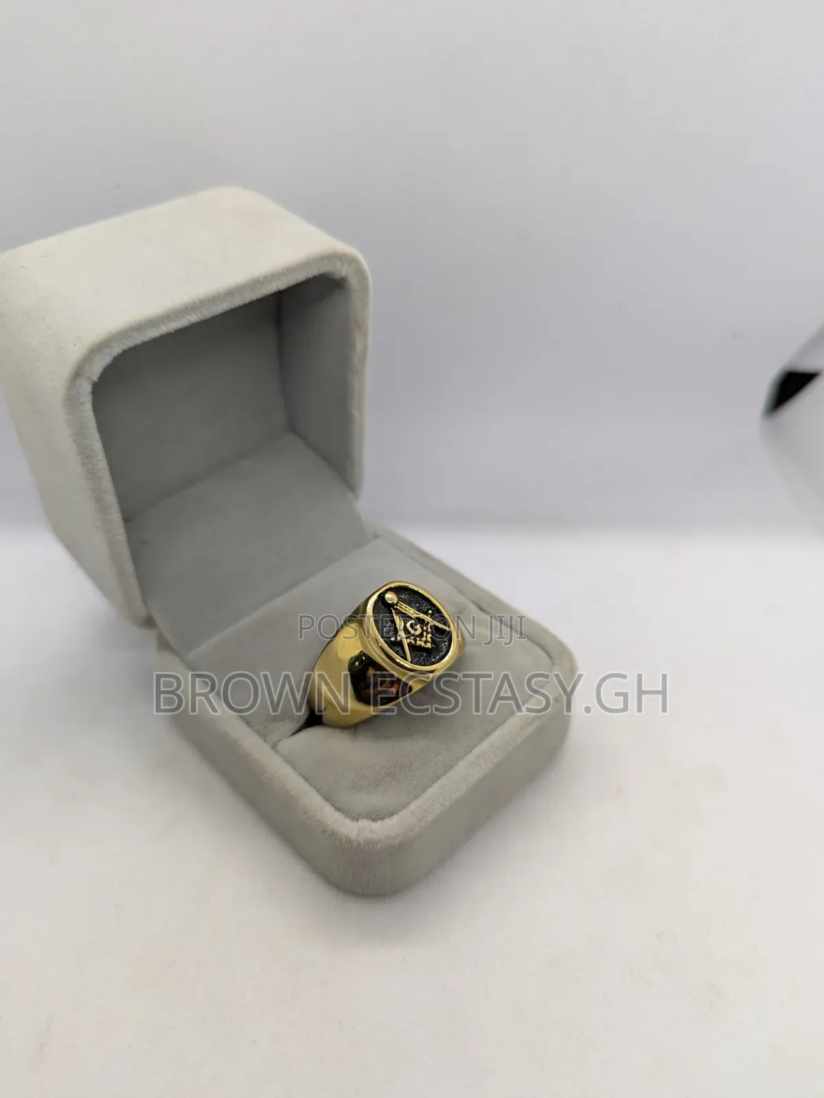 Two Tone Masonic Ring