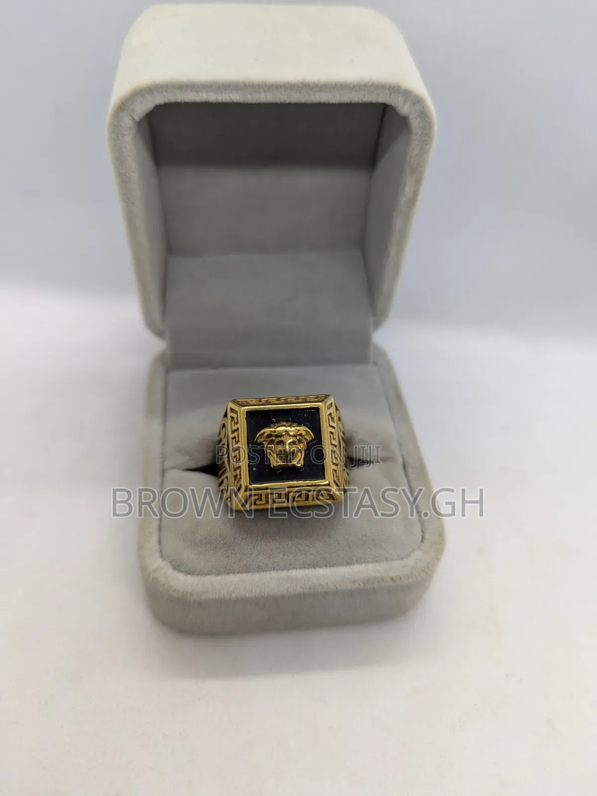 Two Toned Versace Rings