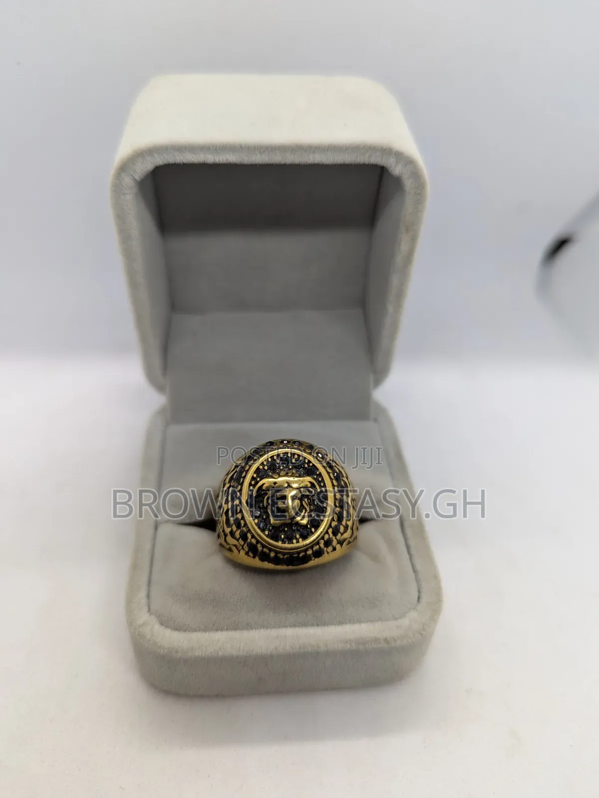 Two Toned Versace Rings