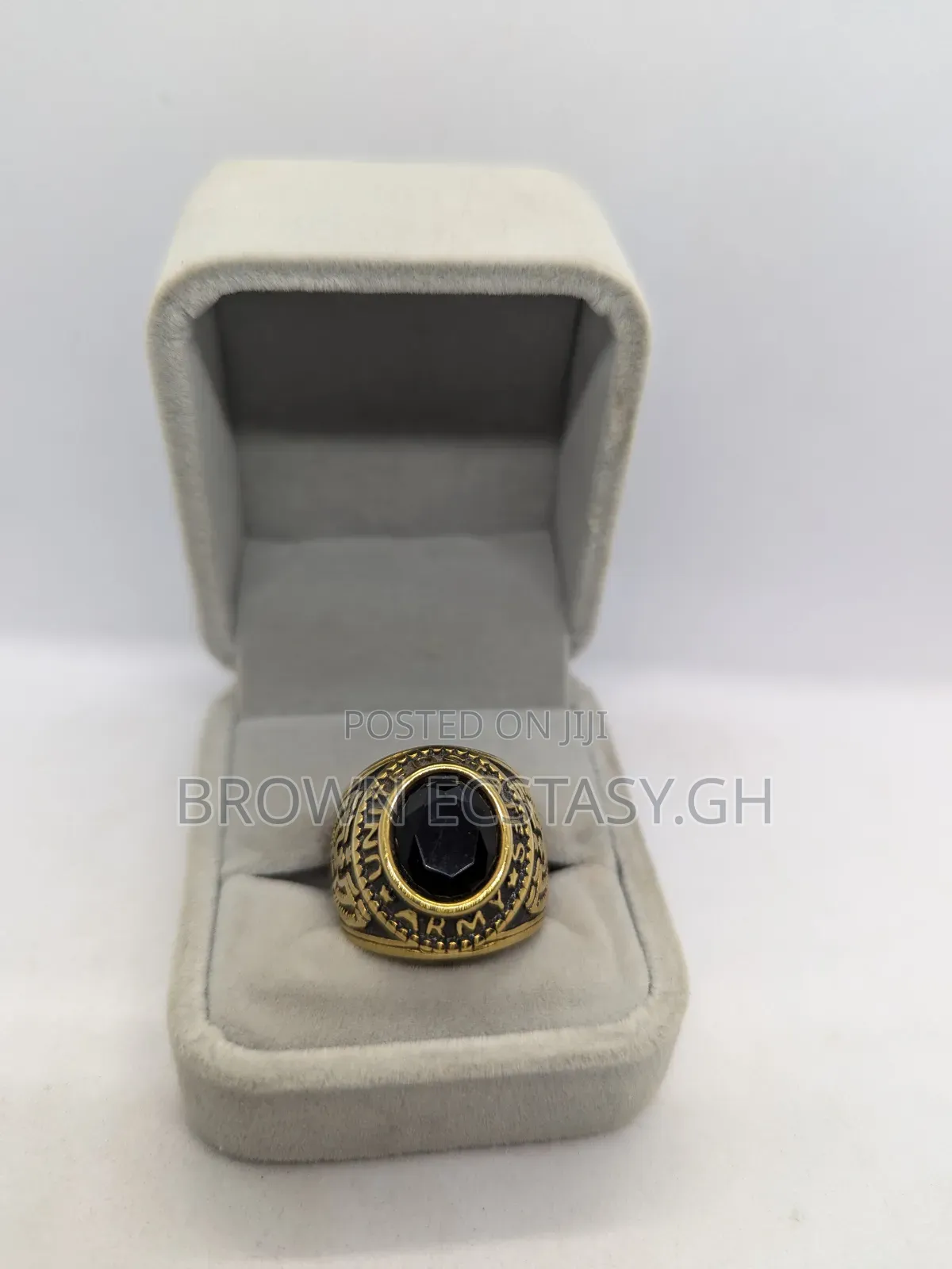 Round Black Stone Rings(Swipe for More Designs)