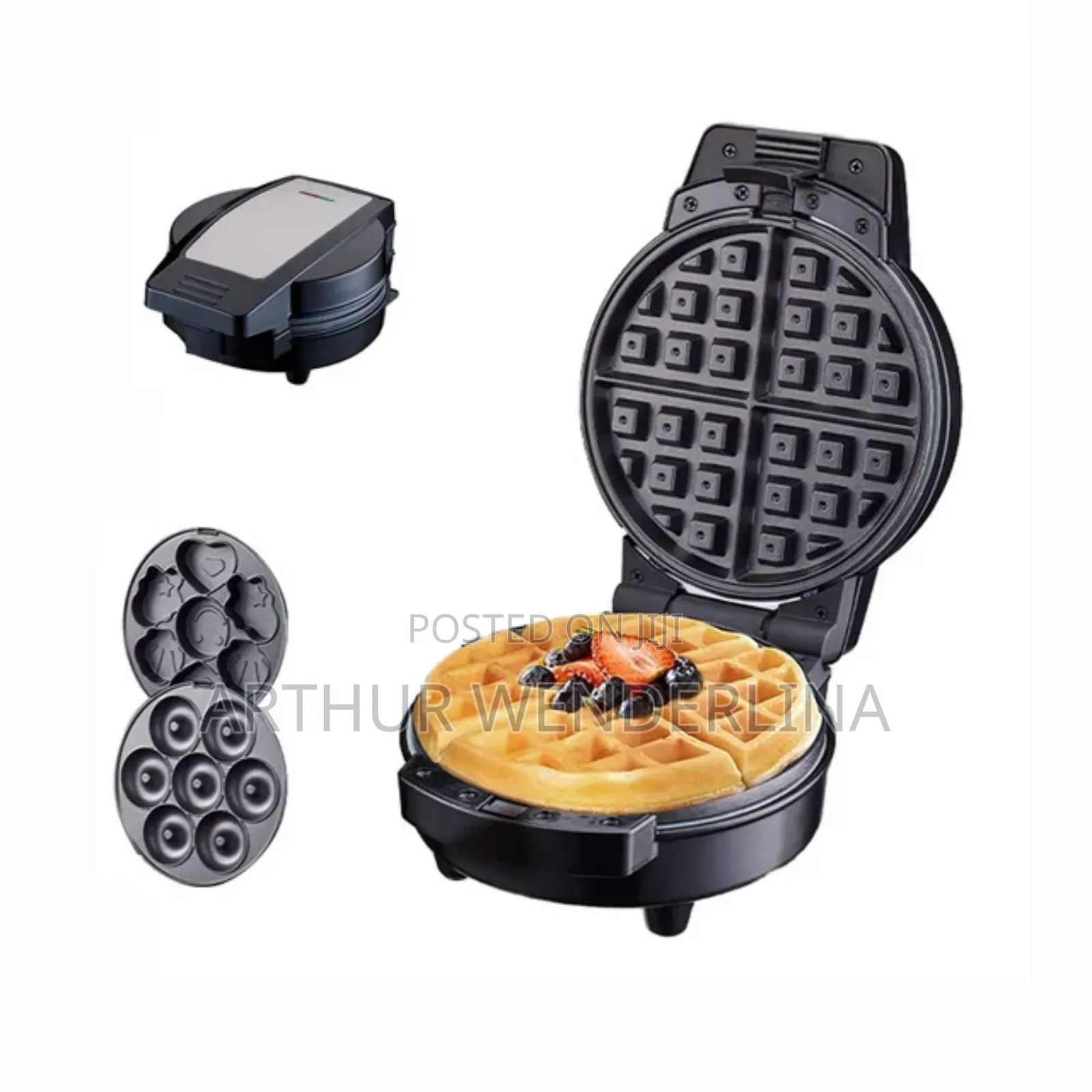 Sokany Detachable Snack Maker 3 in 1.( 600watt)