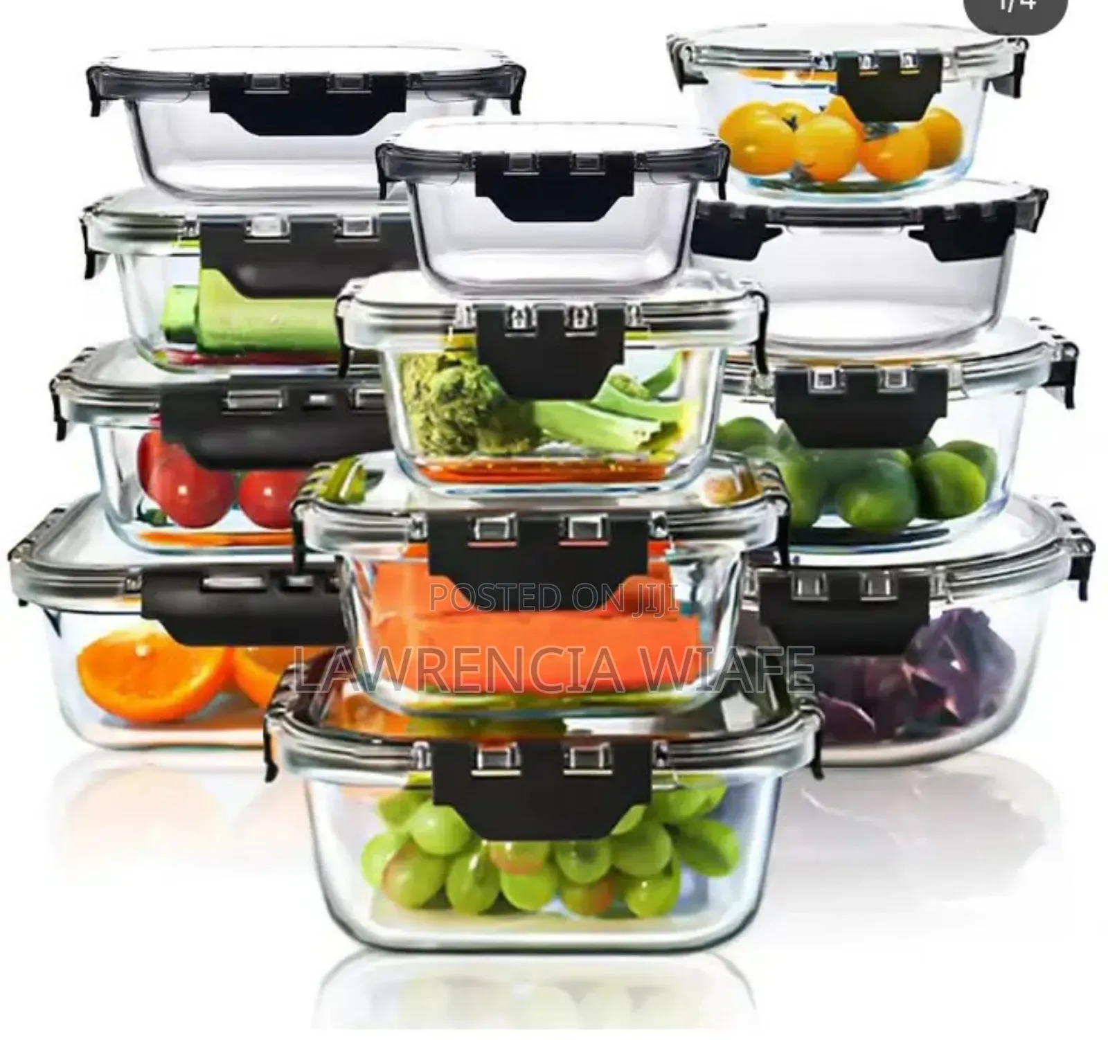 12pcs Glass Storage Bowls