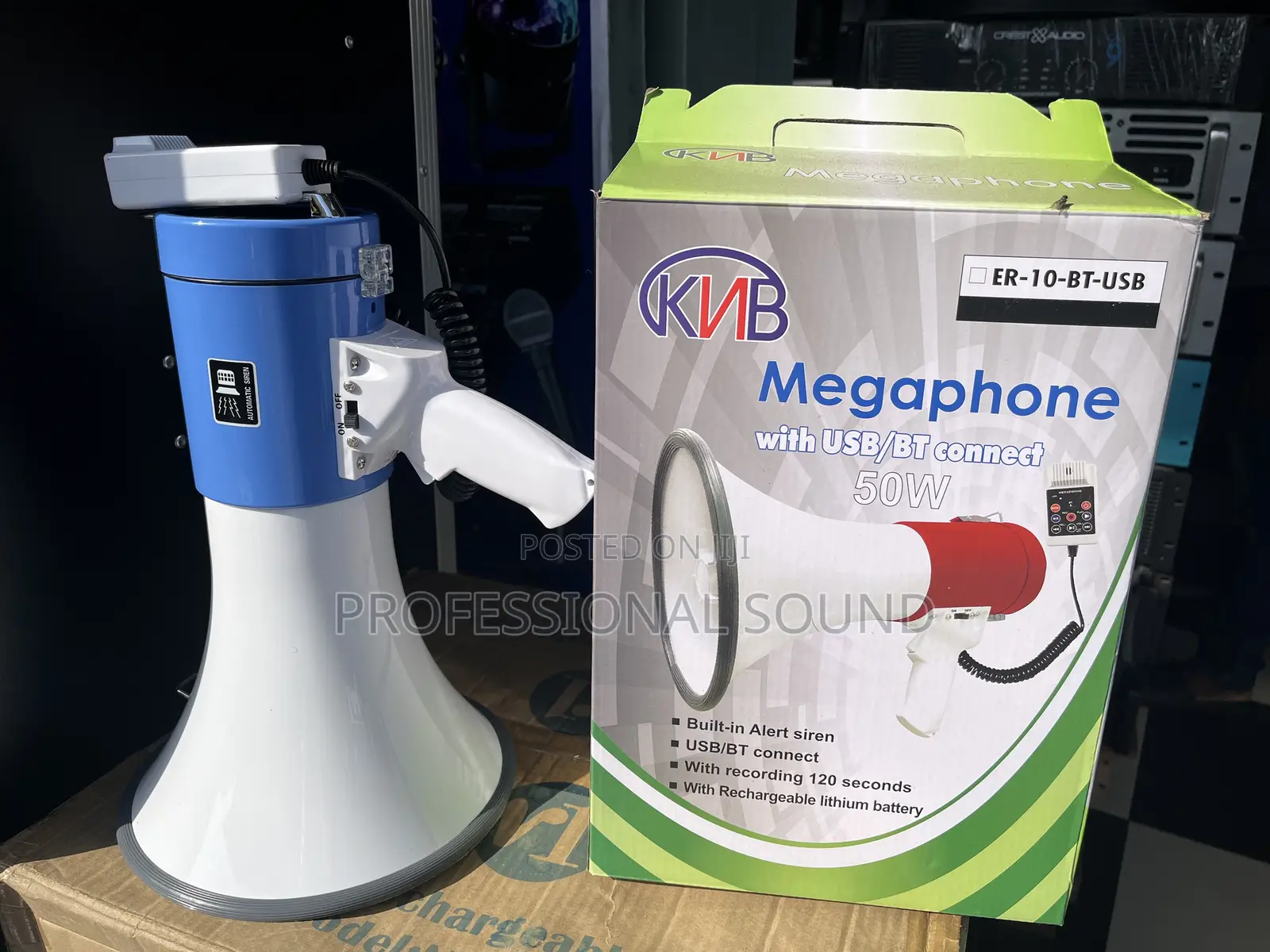 Megaphone With Usb/Bt Connect 50w