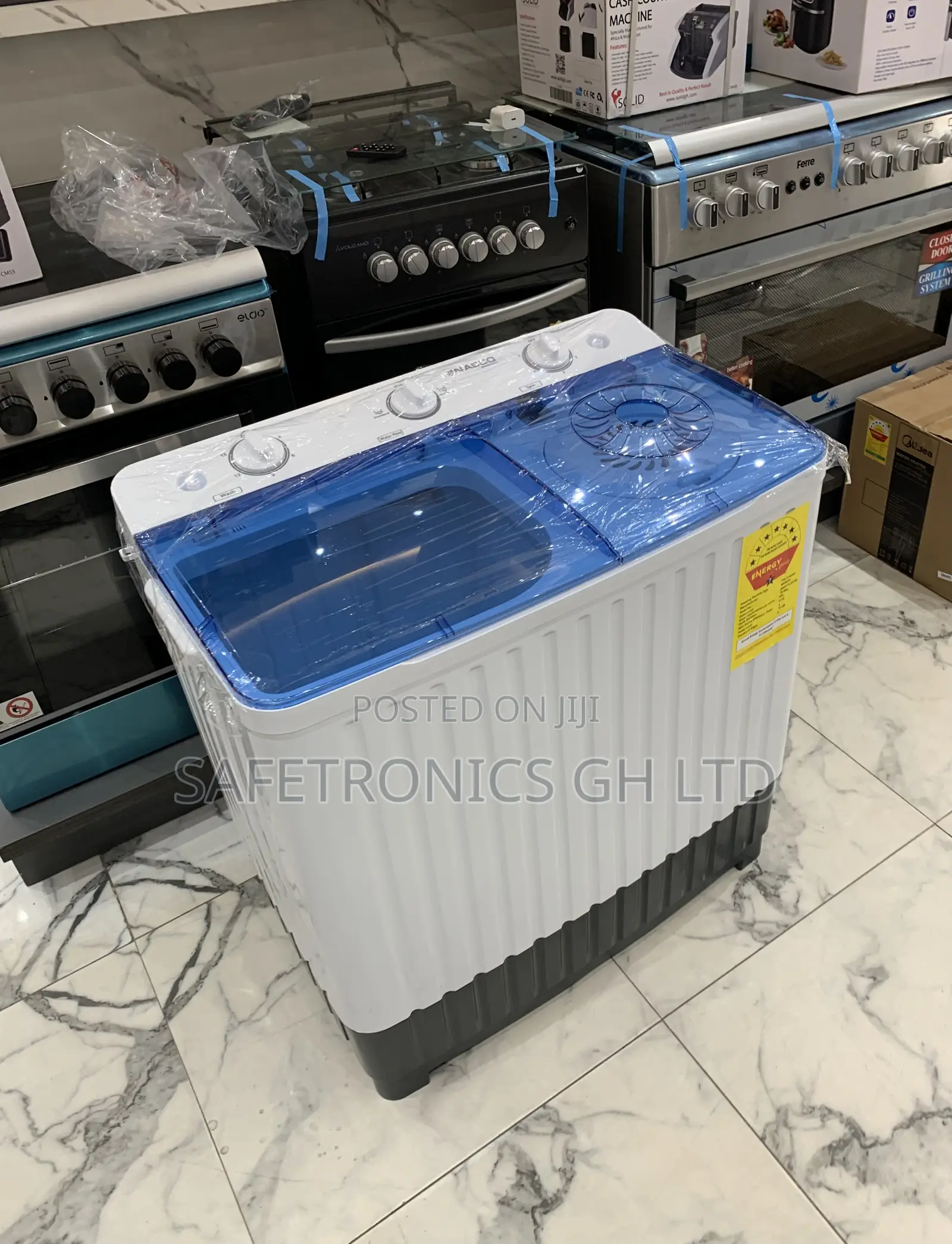 Purchased Essential Nasco Semiautomatic (White) Topload Twintub Washer