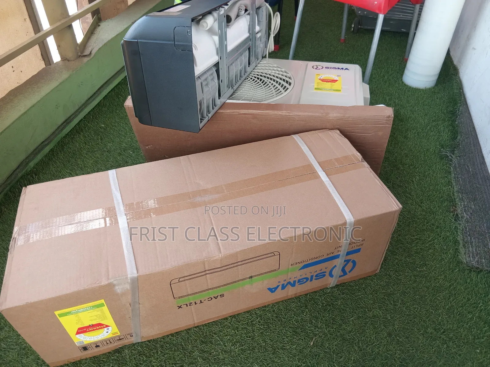 Sleek Mirror Black Sigma 1.5hp Ac – R410 Gas