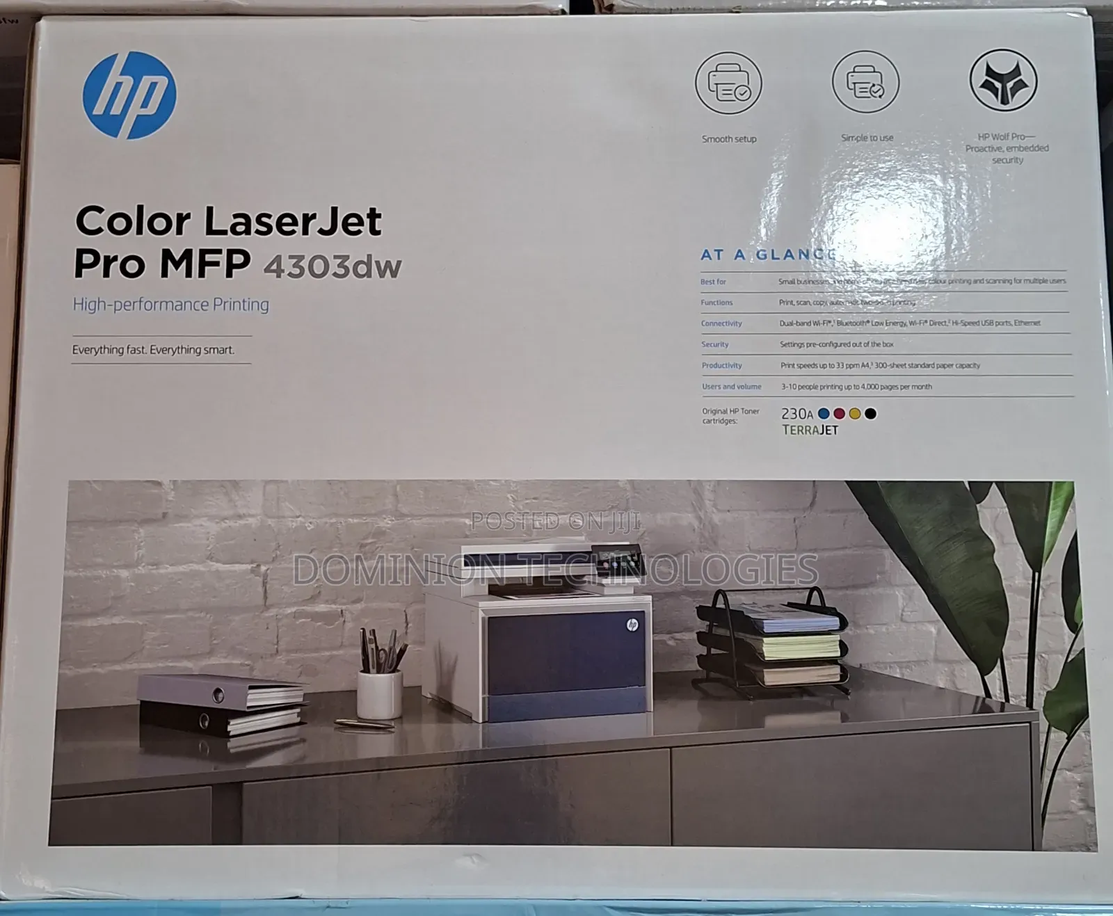 HP Color Laserjet Pro MFP 4303dw Printer