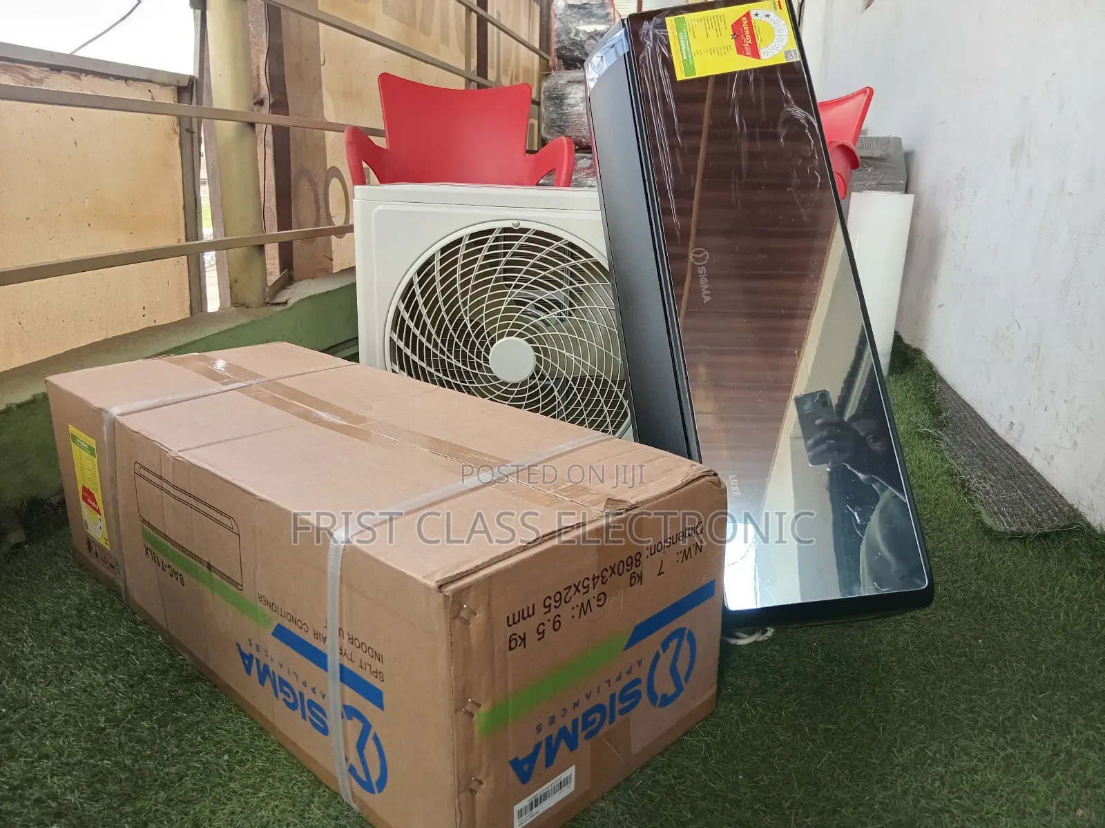 Sigma Mirror Black Ac 1.5hp – Powerful Stylish