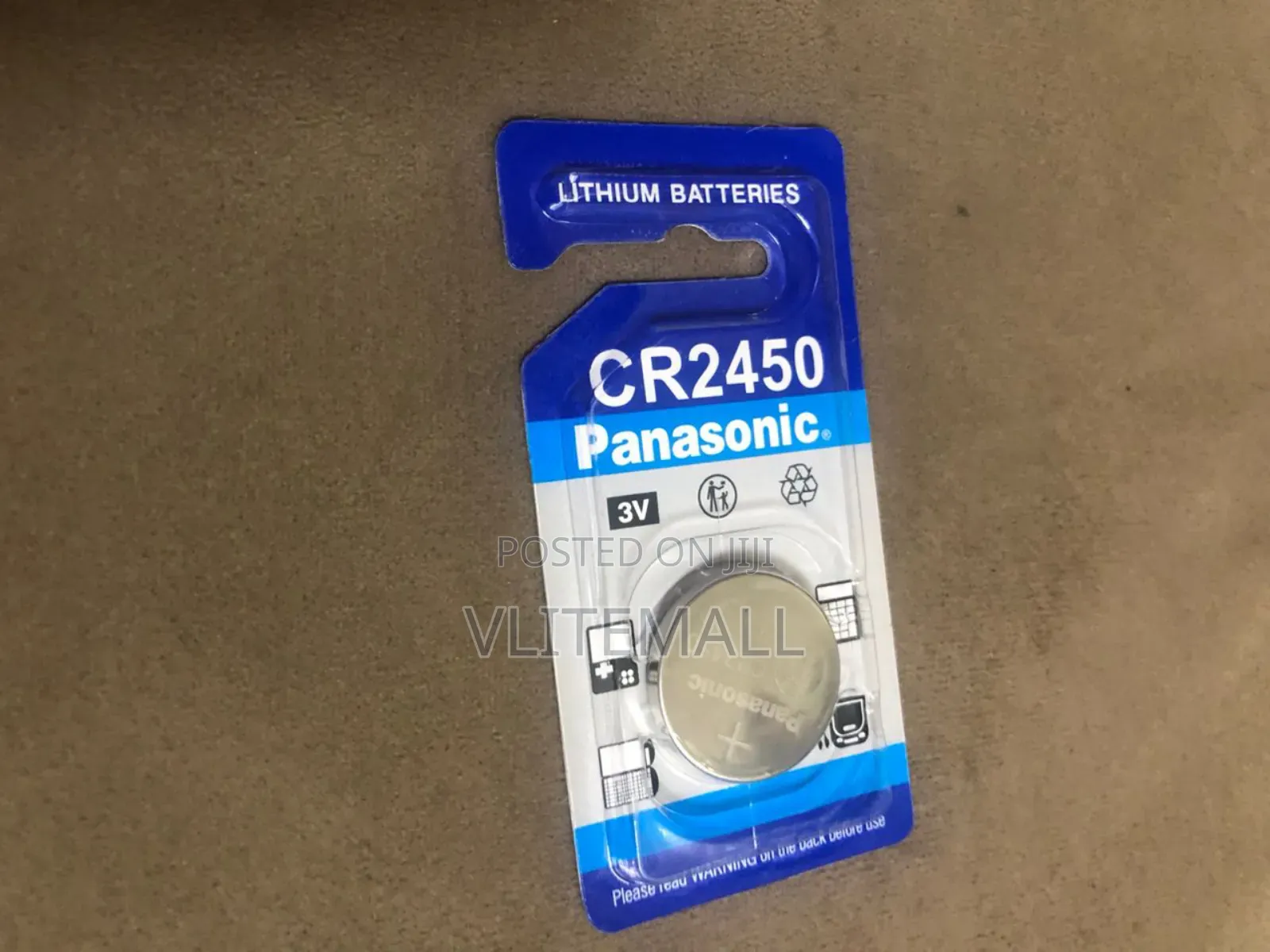 Cr2450 Panasonic Battery 3v