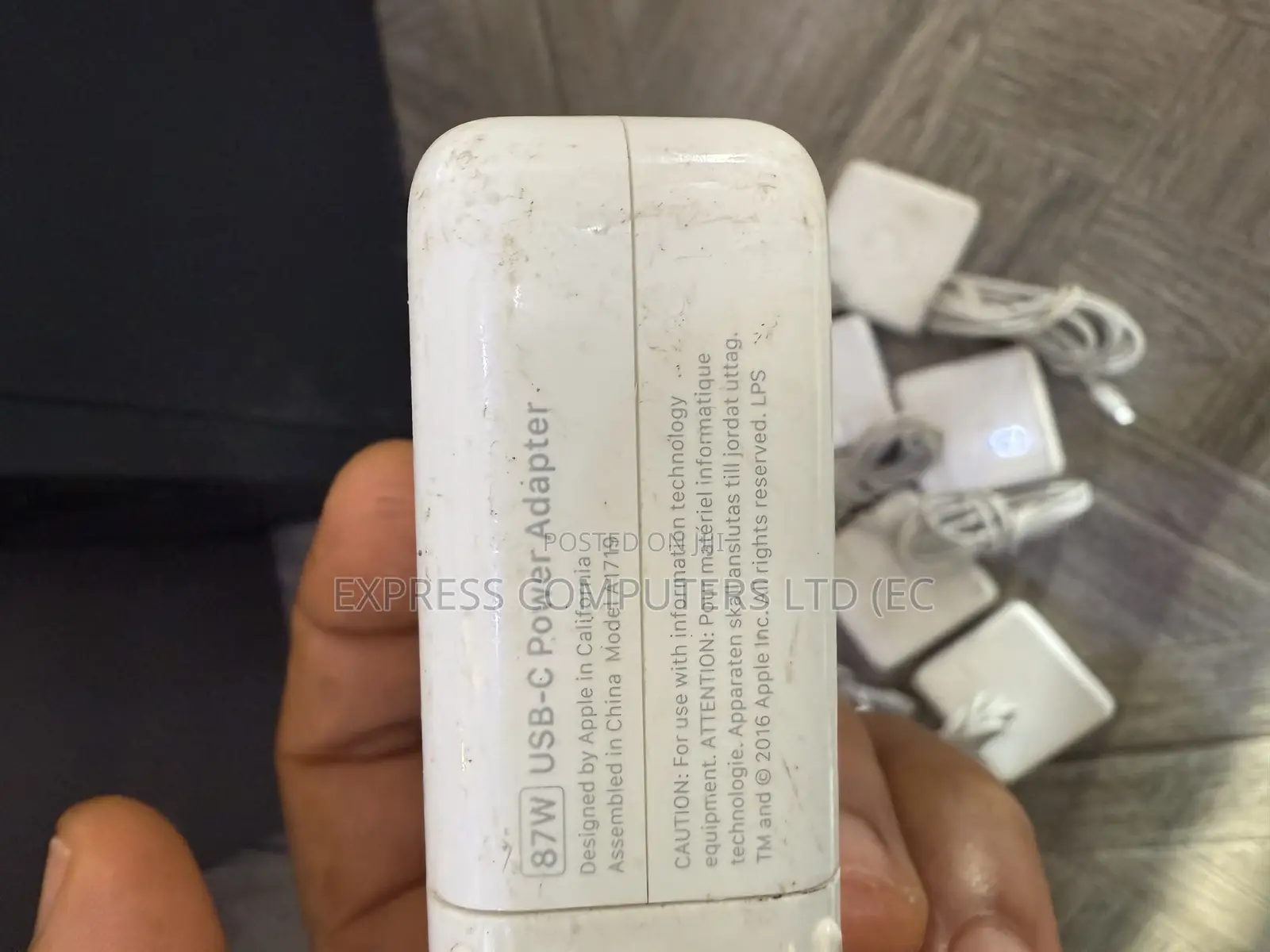 Apple Macbook Original 61/87 Watts Type C Home Used Chargers From Uk