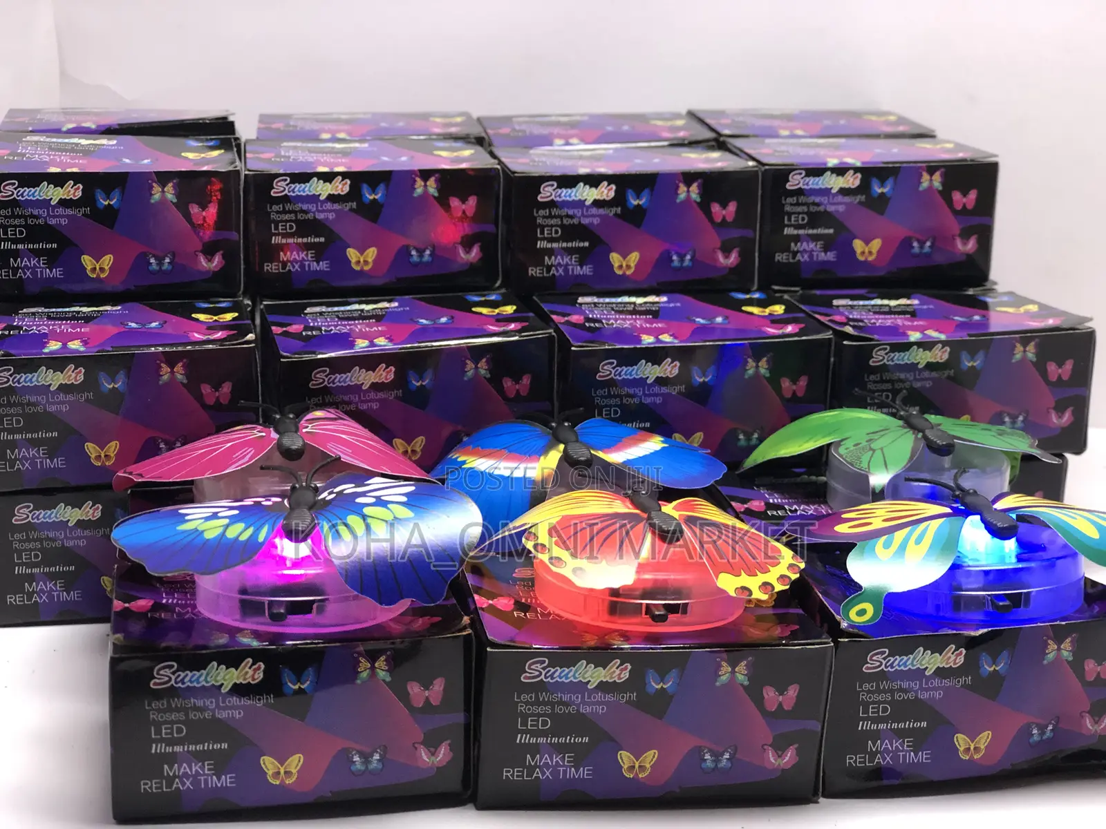 6 PCS Butterfly Led Light