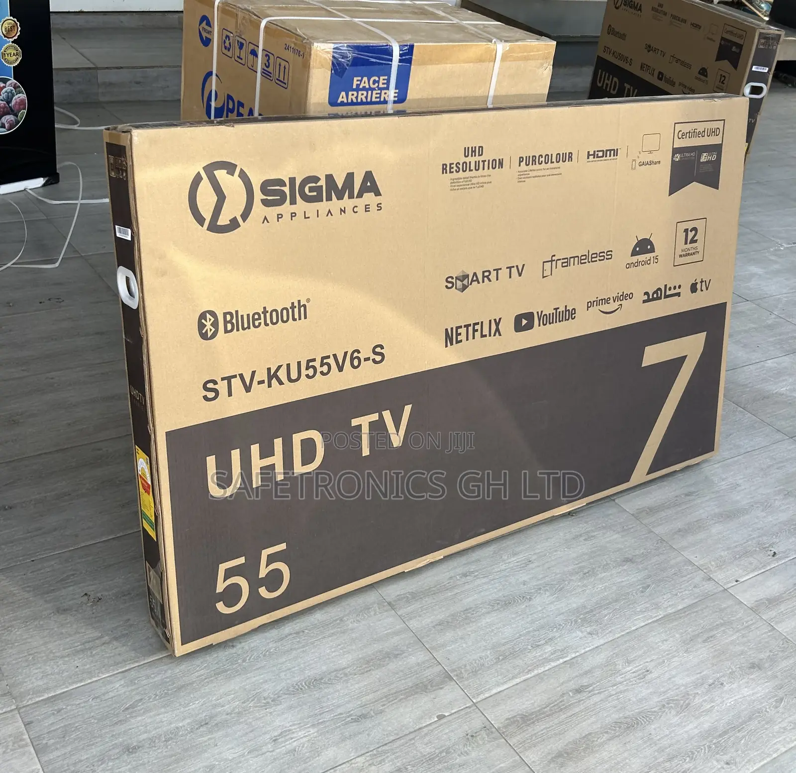 Newly Bulky 55 Inch Sigma Led Digital Satellite Tv