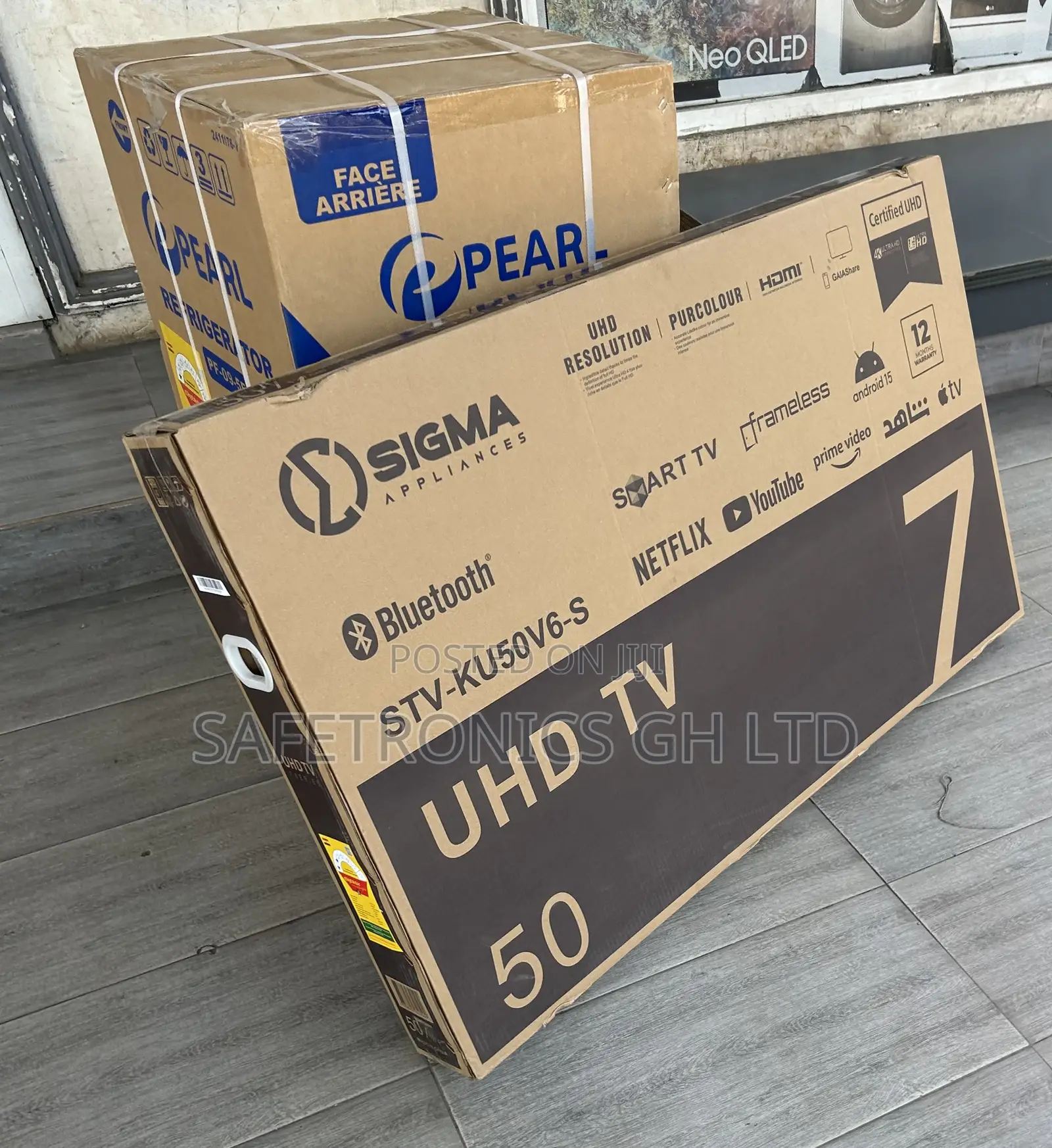 New Authentic 50 Inch Smart Led Digital Satellite Sigma Tv