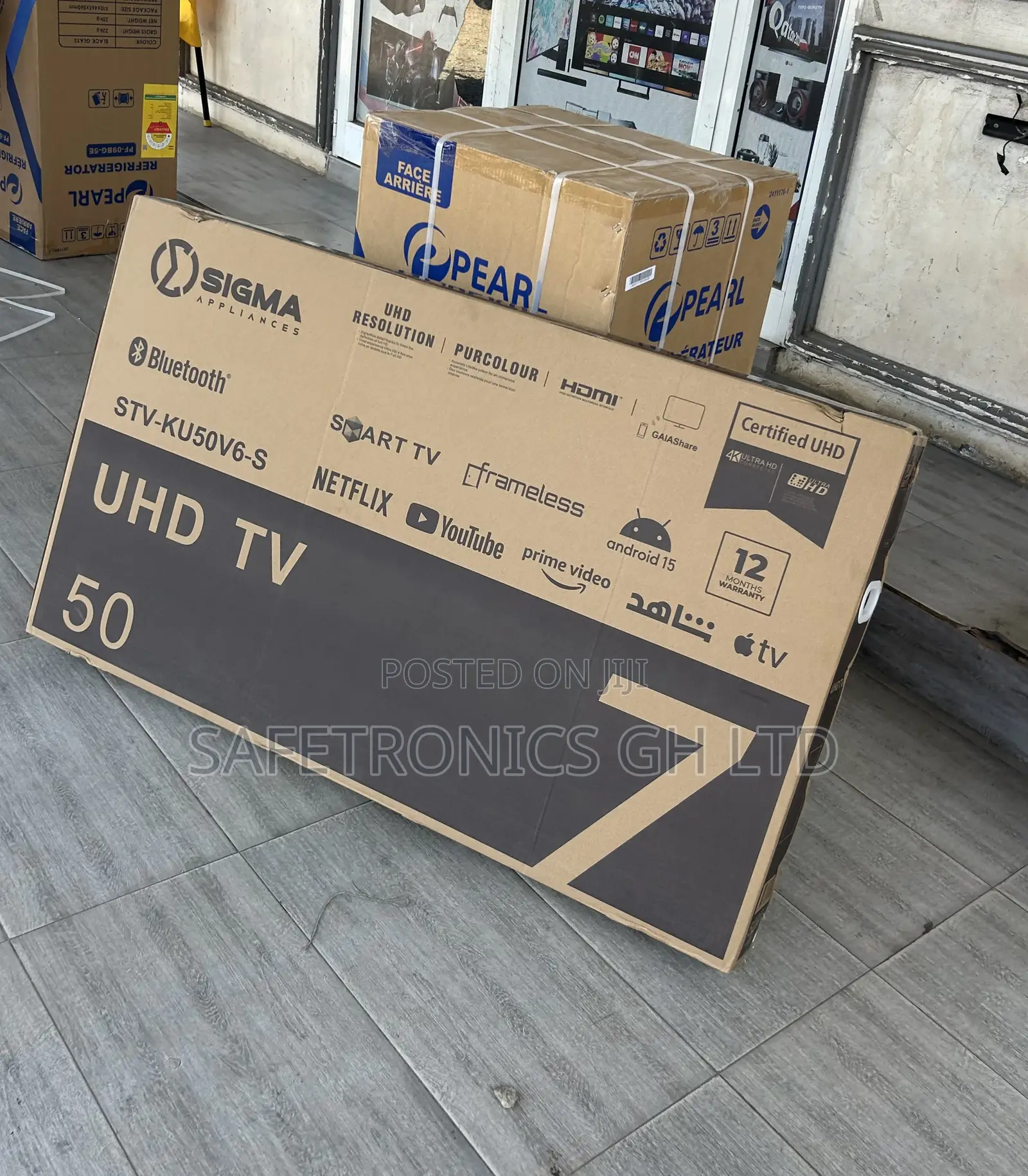 New Authentic 50 Inch Smart Led Digital Satellite Sigma Tv