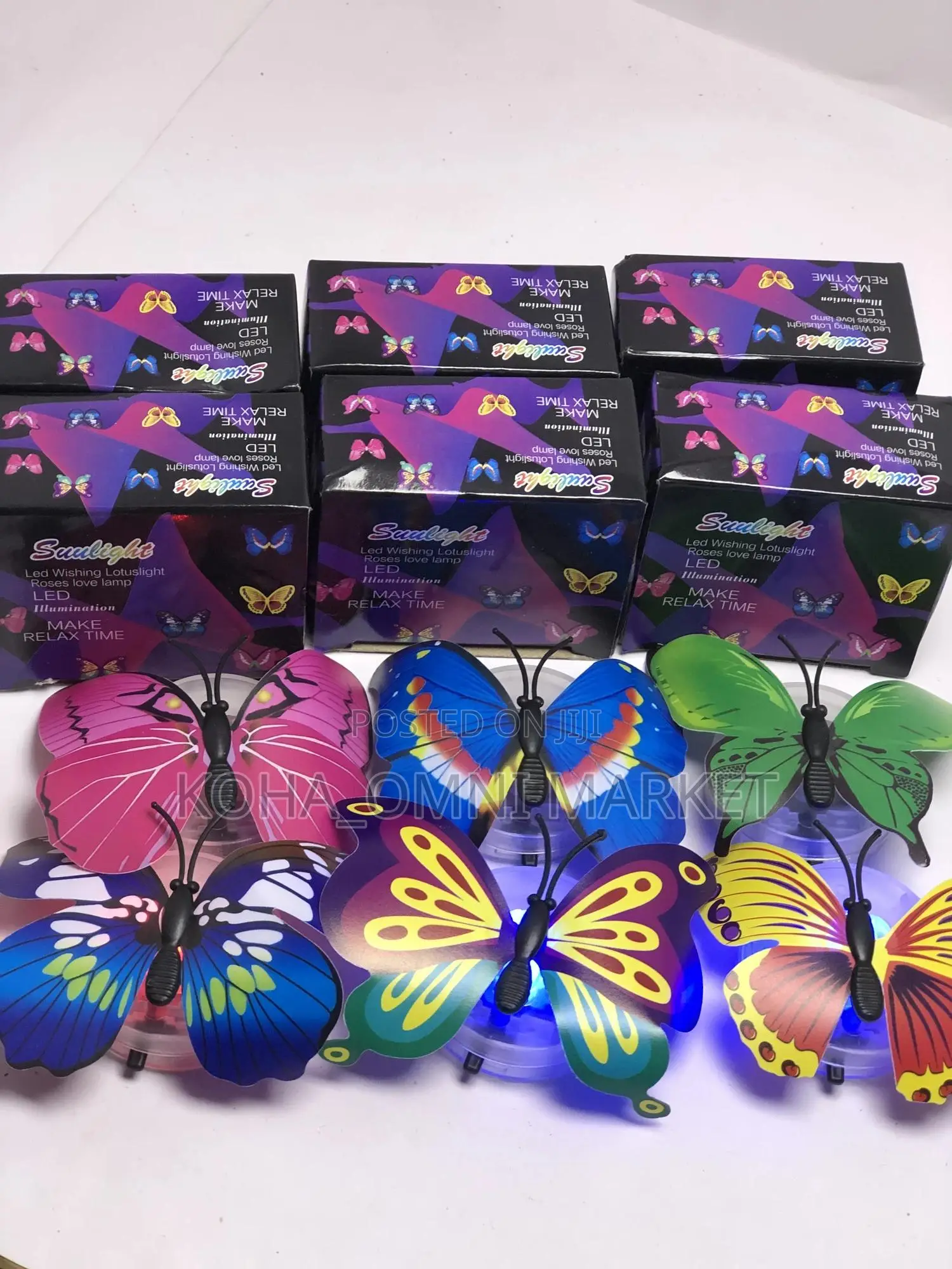 6 PCS Butterfly Led Light