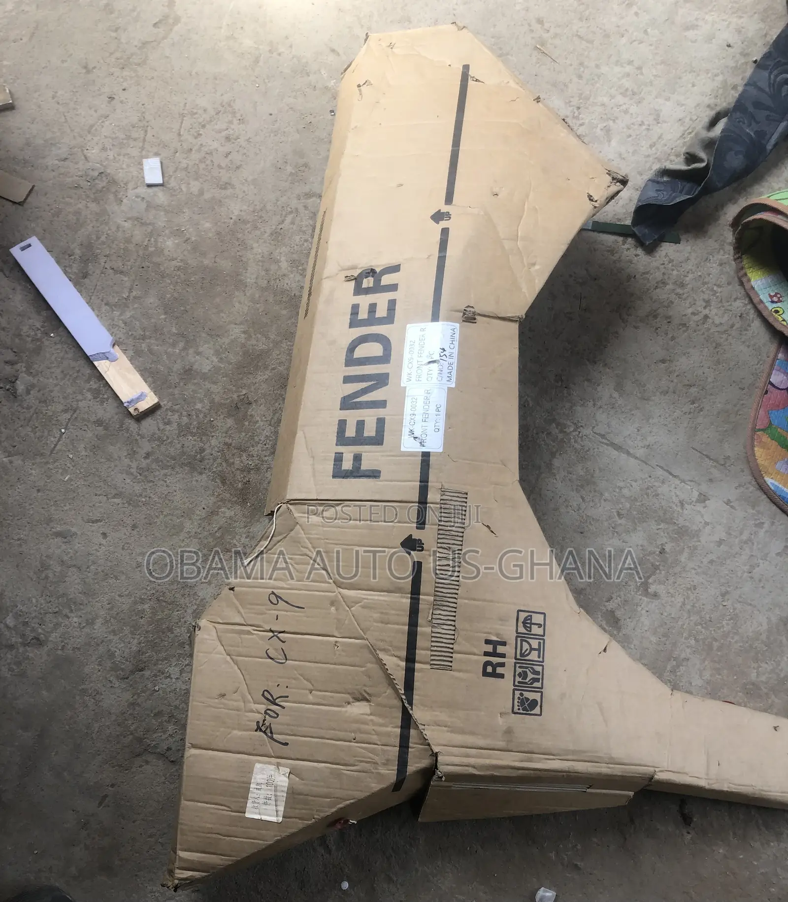 Mazda Cx9 Fender 2016 2017 2018 2019 2020 2021 2022 2023