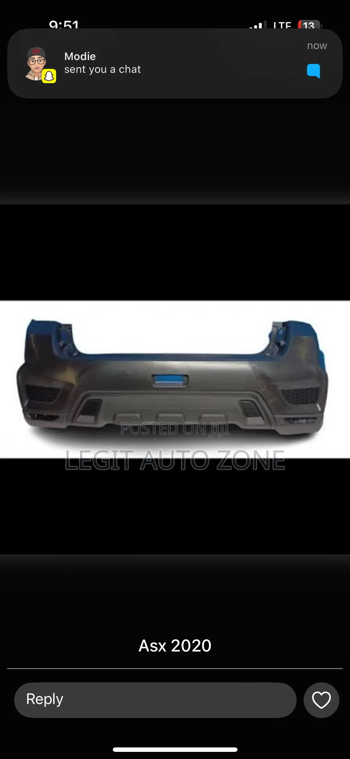 Mitsubishi Outlander 2019,2020, Asx Back Bumper Coming Available